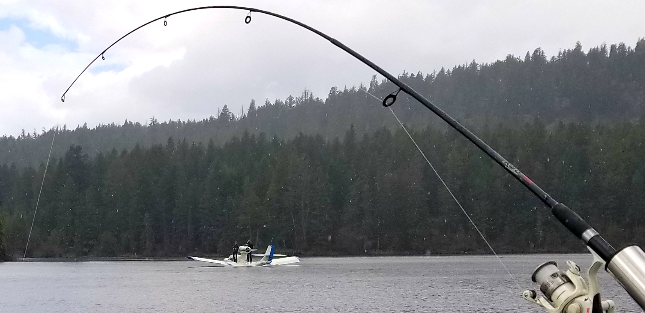Have you ever had a float plane land beside you and pull out their