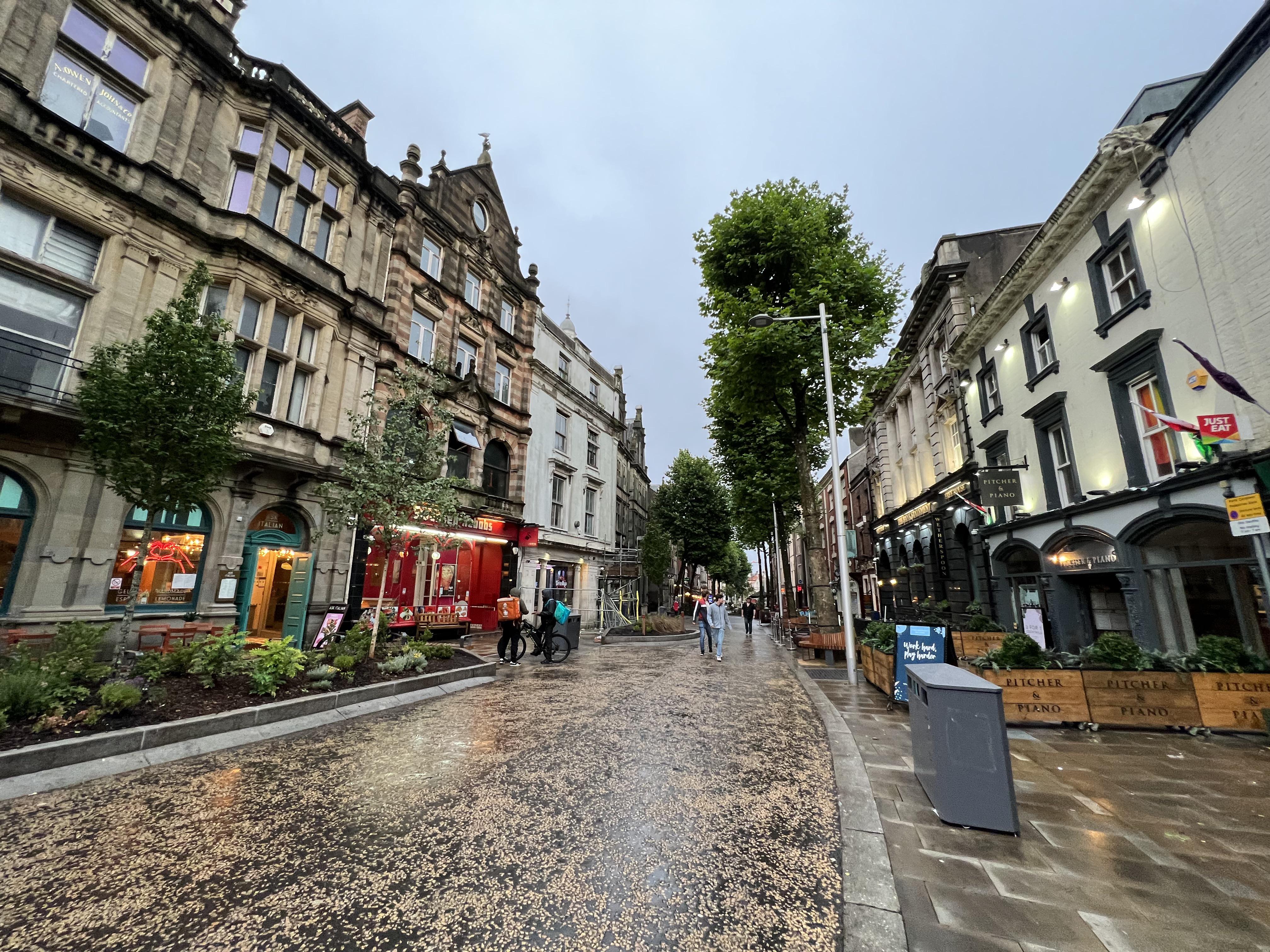 Street on Swansea City Centre r/Wales