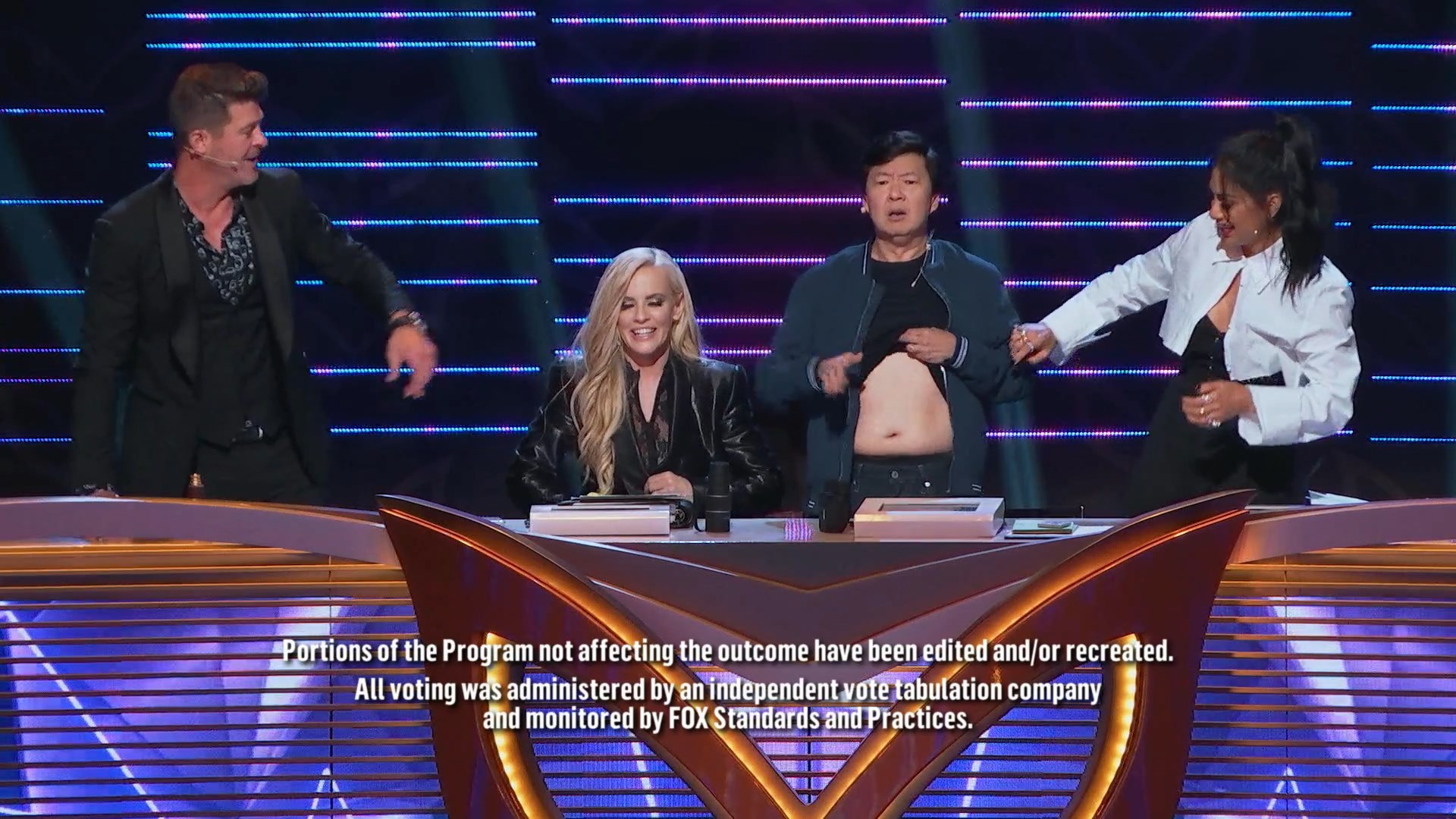 Audience voting is strictly regulated, but.... TheMaskedSinger