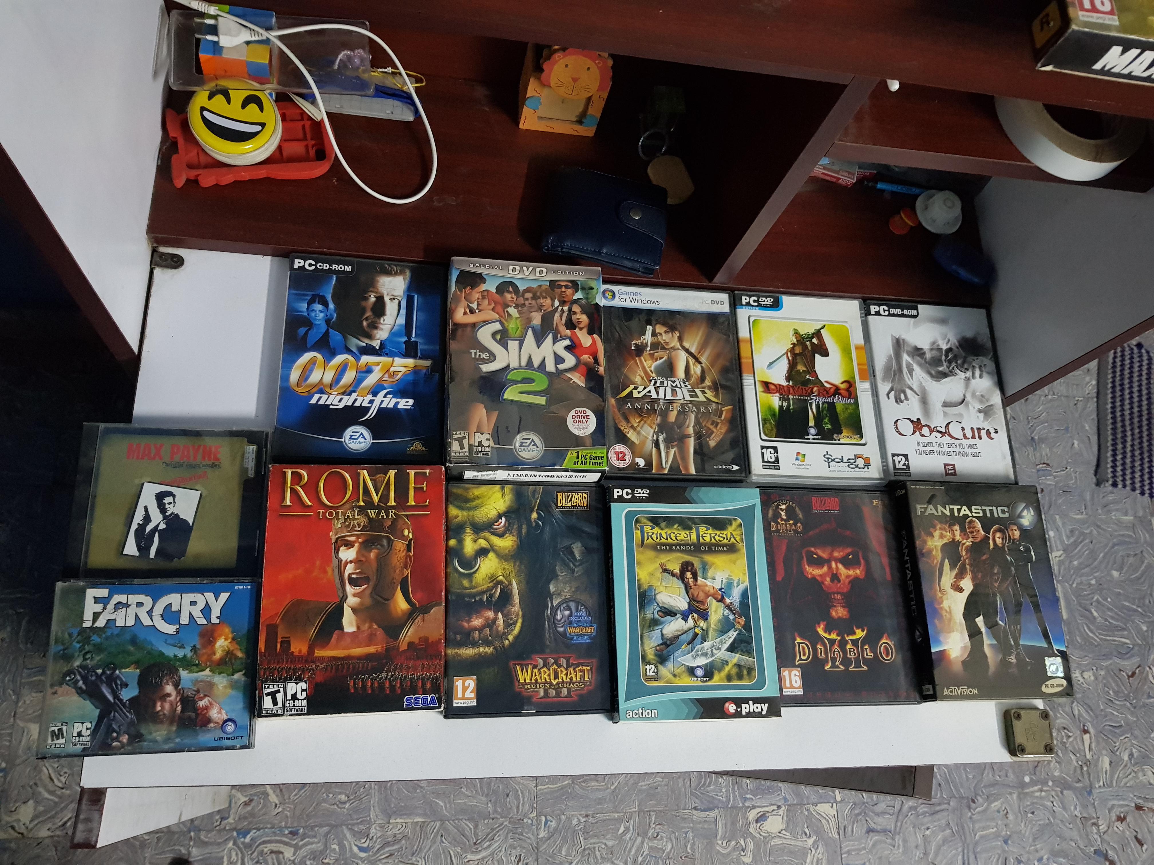 Selling these old classic PC games. Most of em are in mint condition