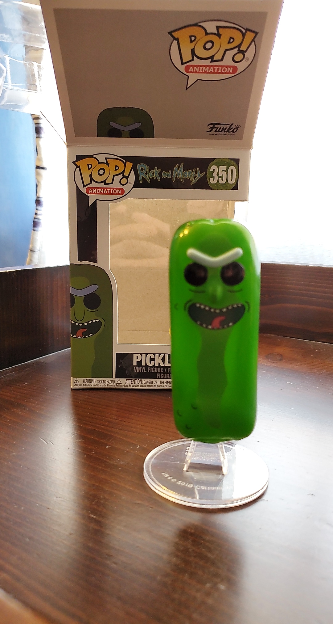 I turned myself into a Funko Pop, Morty! I'm Funko Pop Pickle Rick