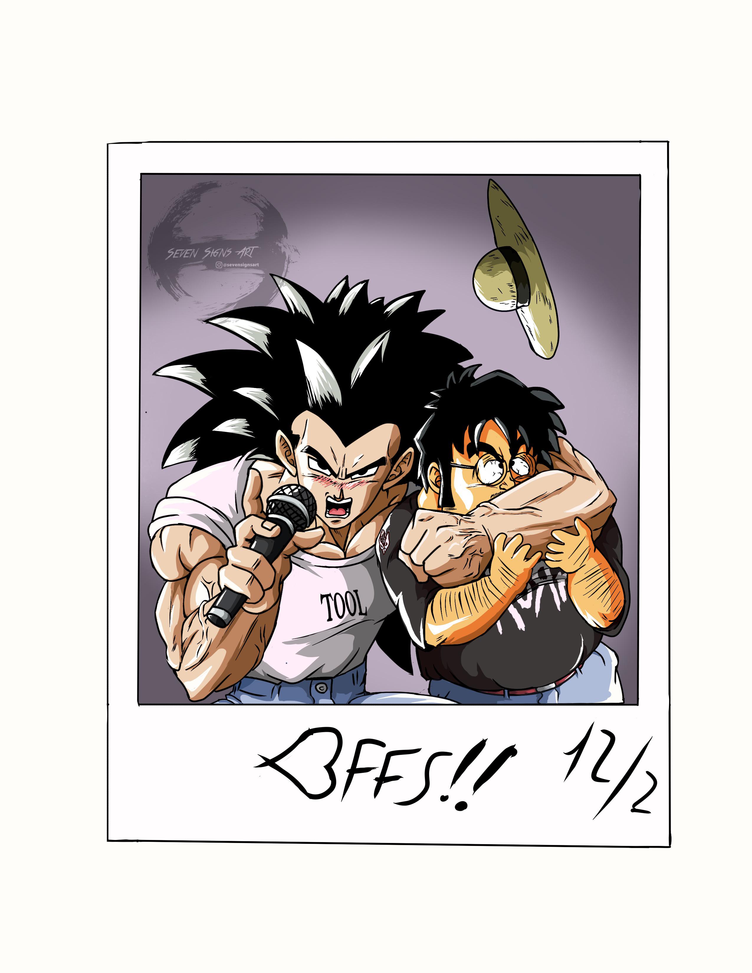 Dbz Vegeta And Goku Best Friends