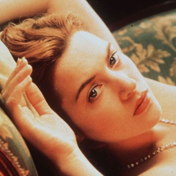 In the movie Titanic (1997), there is a never-before-seen scene where Kate Winslet poses nude