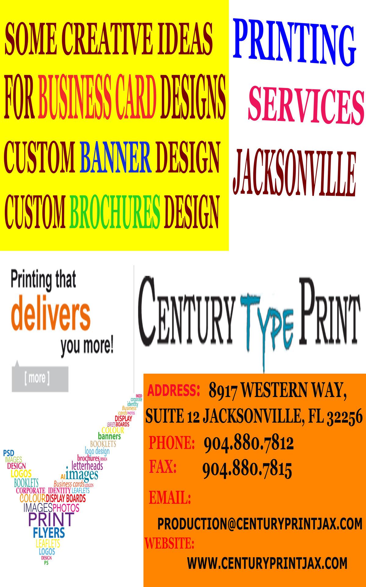 Century Type Print Jacksonville’s Presents Some Creative Ideas of
