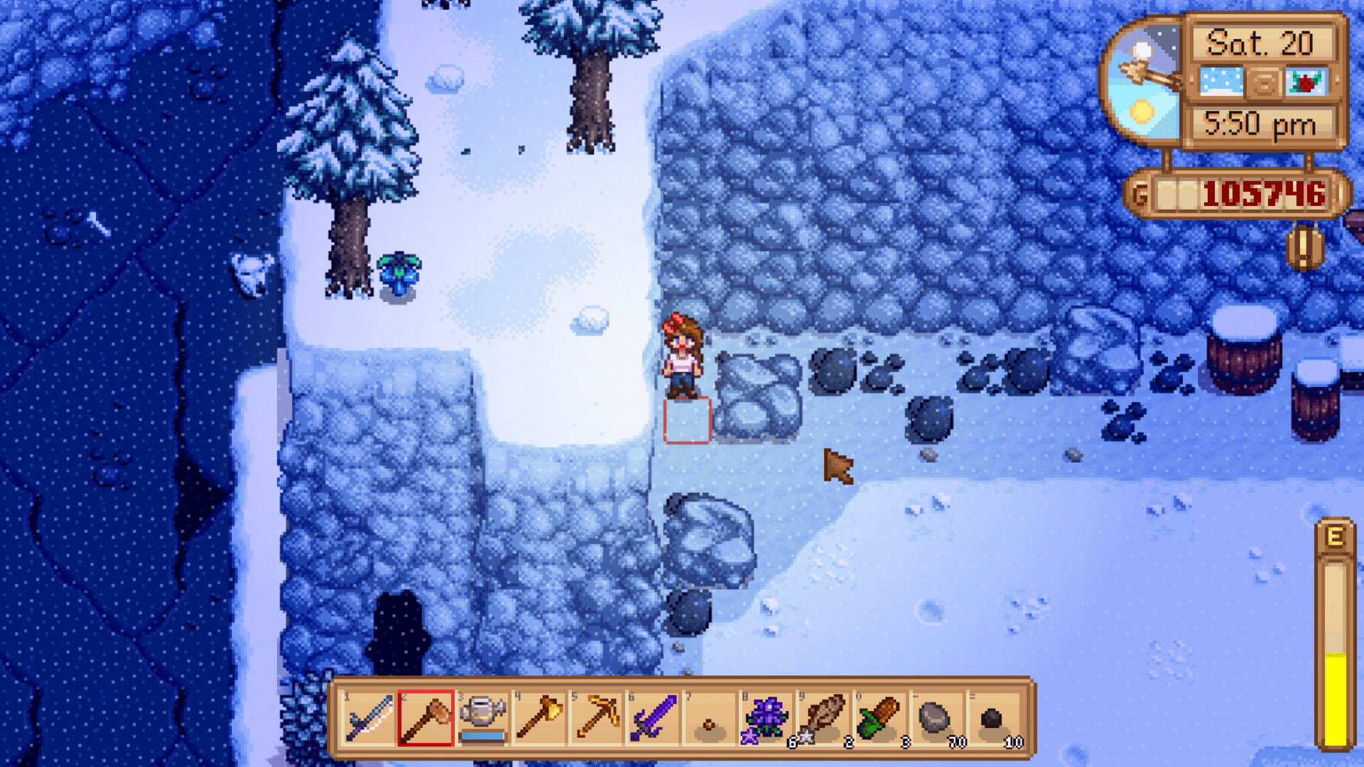 Is there a way to get to this crystal fruit? r/StardewValley