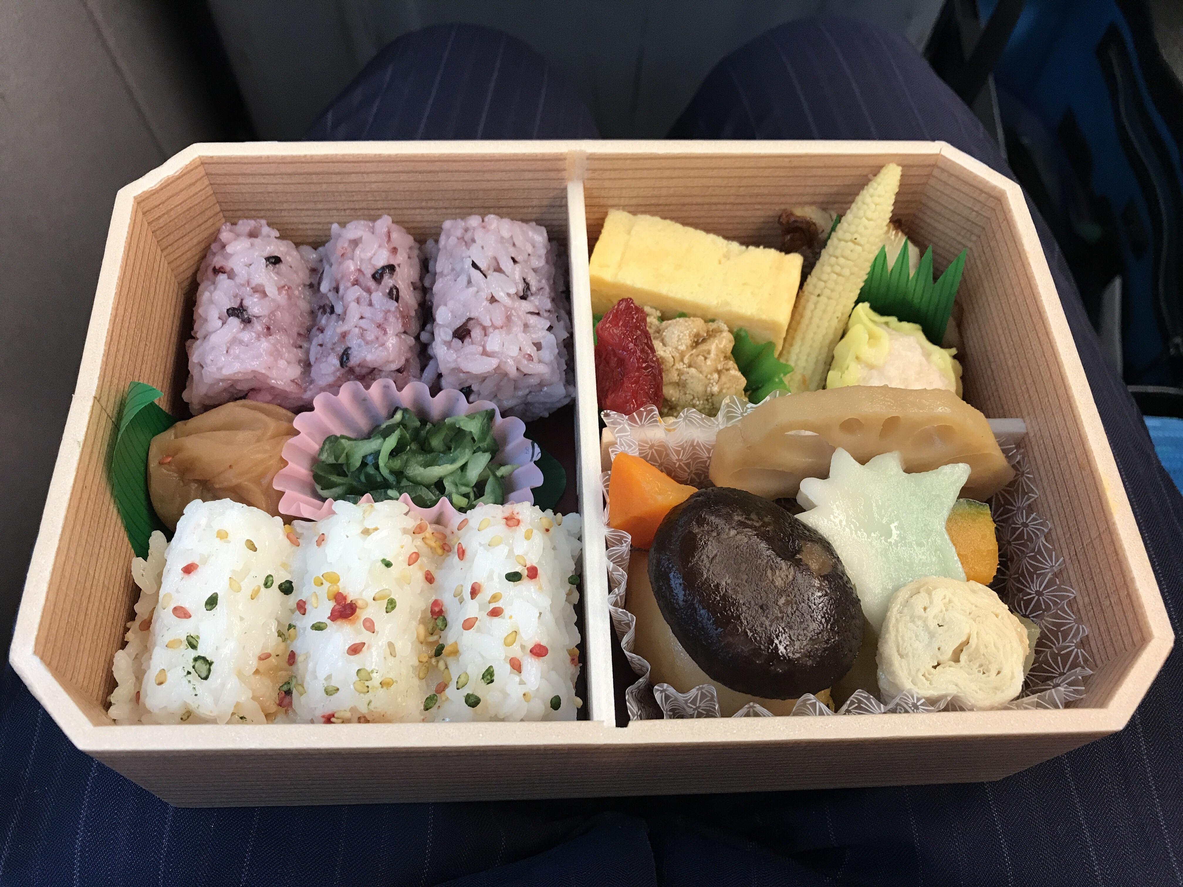 Bento lunch box. “Nihon no Aji Hakuran” (Japanese taste fair). In