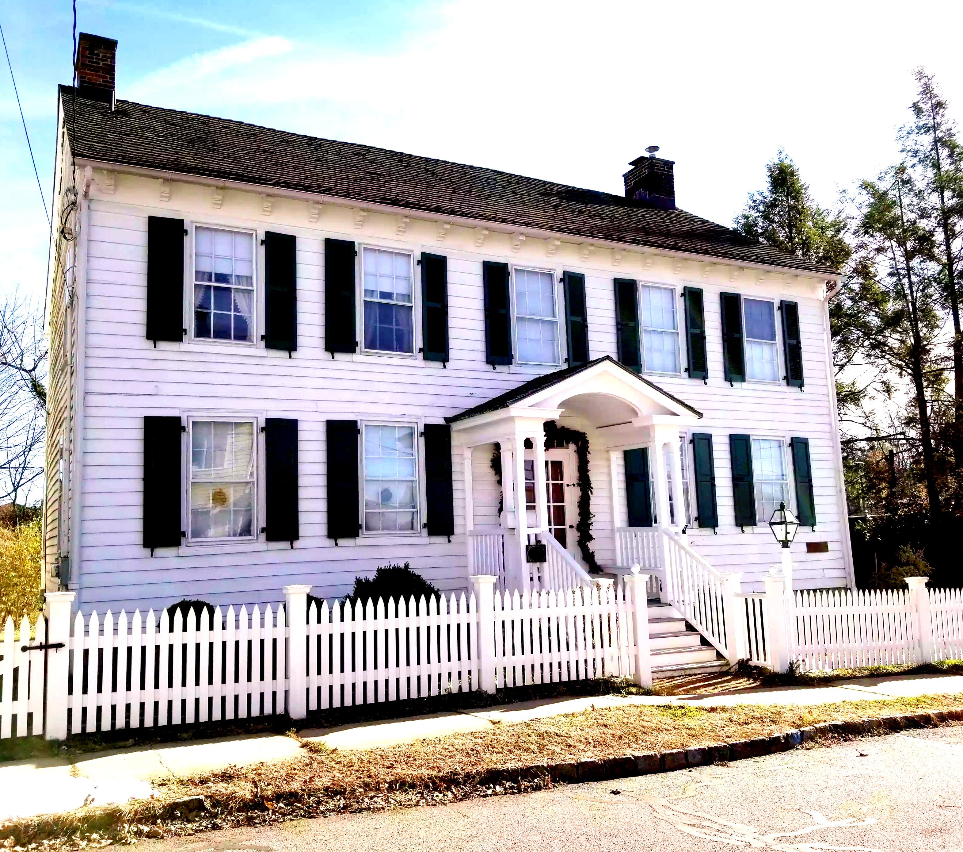 The SchuylerHamilton House in Morristown, NJ. It was here in 1780