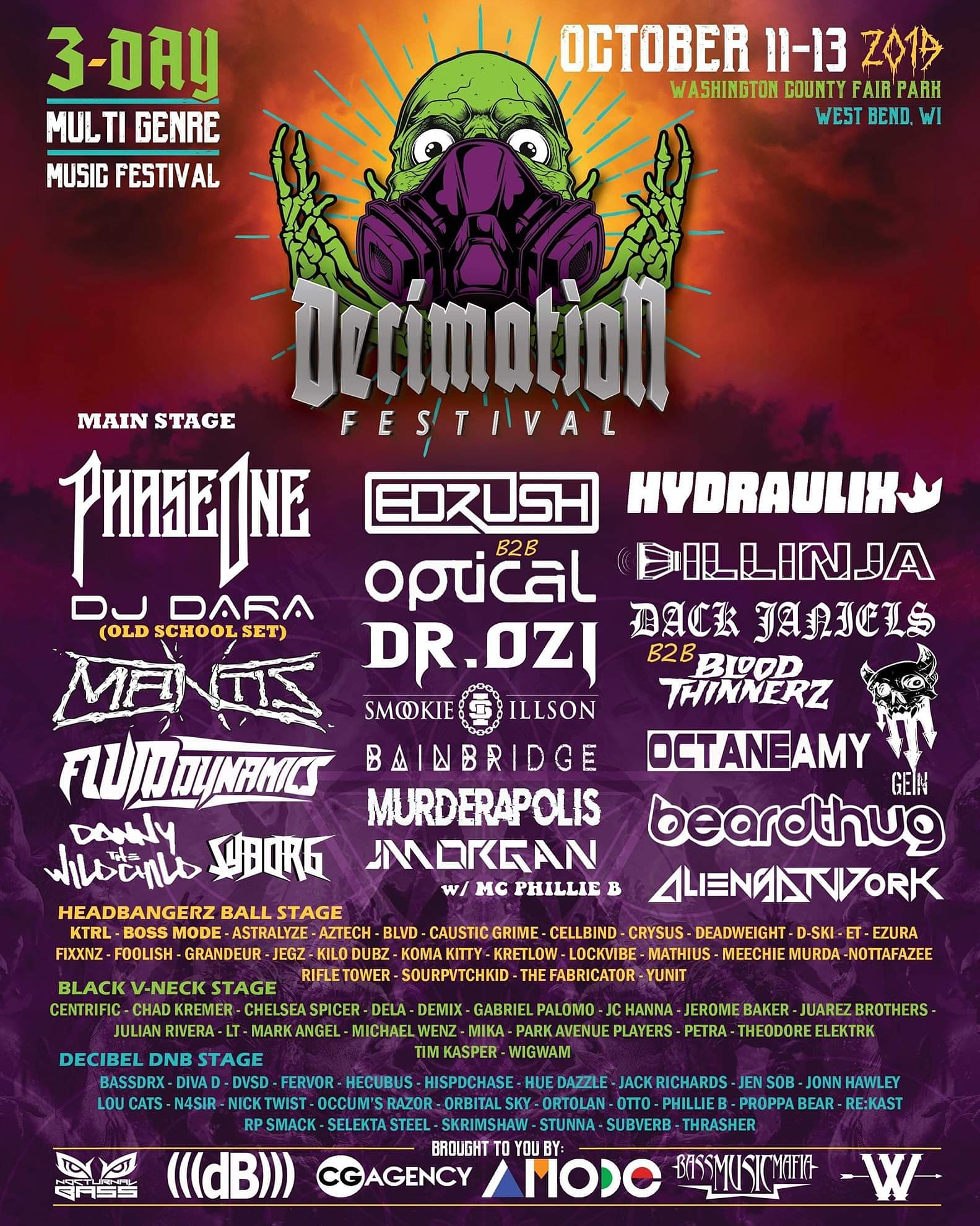 3Day Drum N Bass/Jungle/Bass/Breakbeat/Techno Rave Festival in Wisconsin this weekend. First if