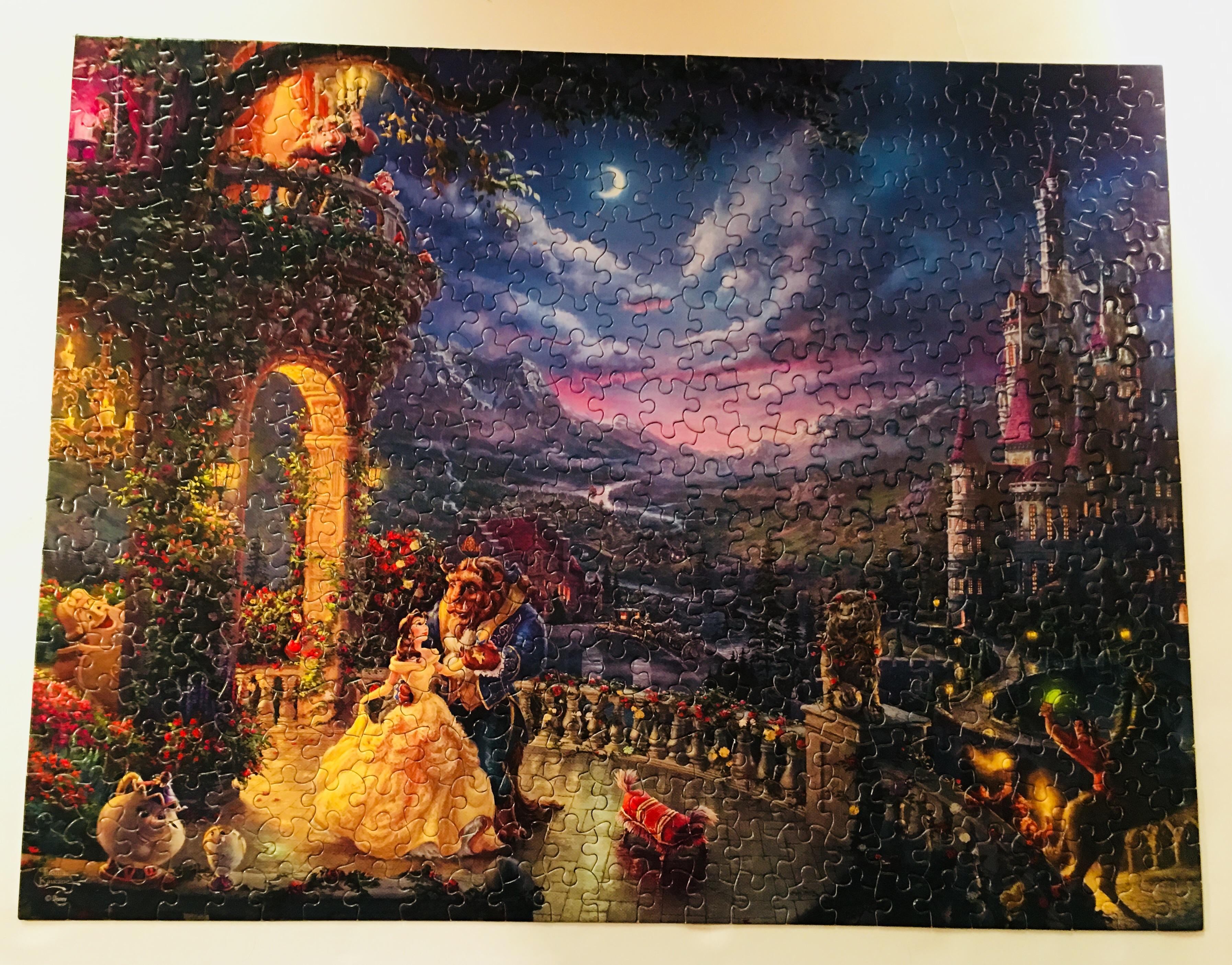 500 Piece Thomas Kinkade + Disney r/Jigsawpuzzles
