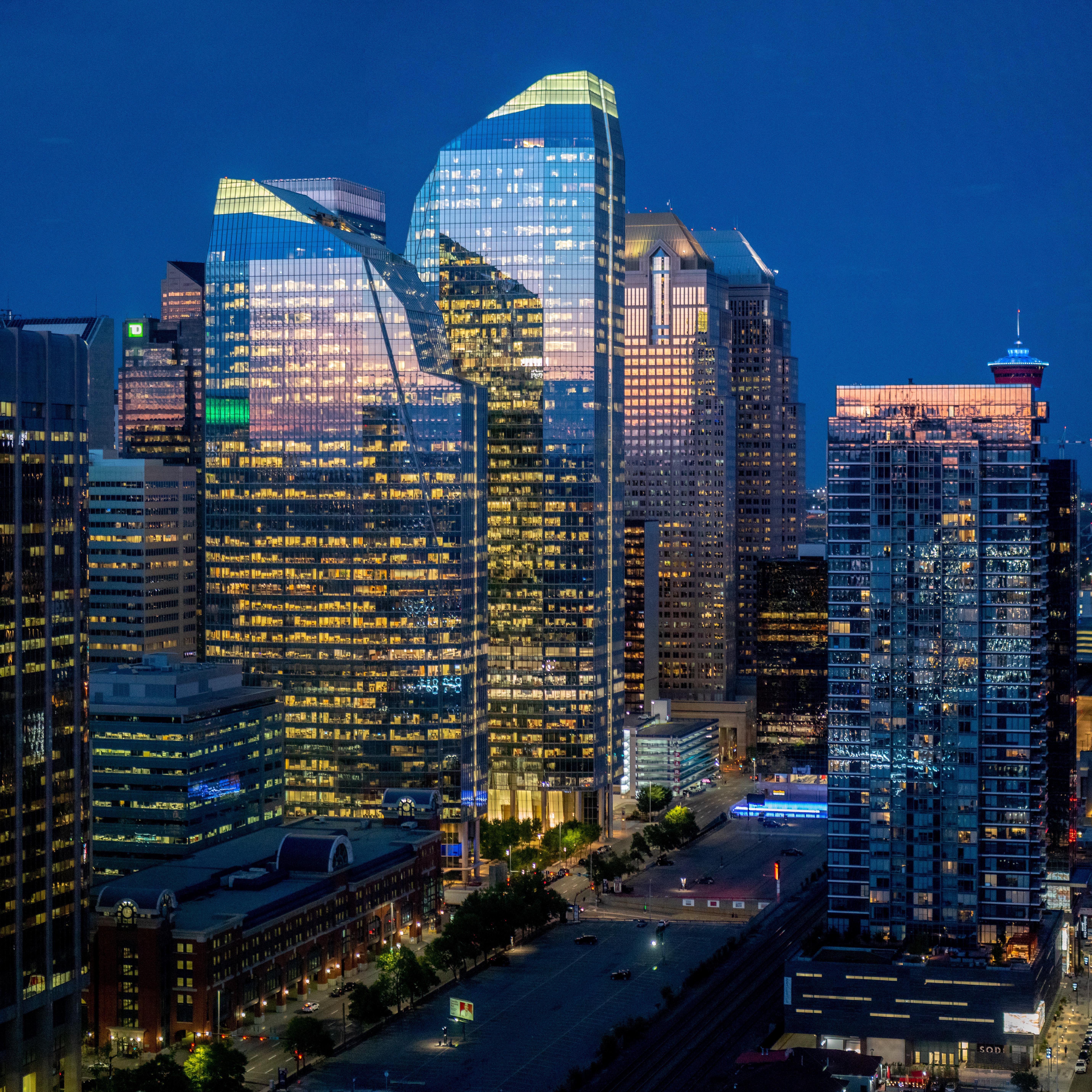 This here is the skyline of the 5th most livable city in world and the