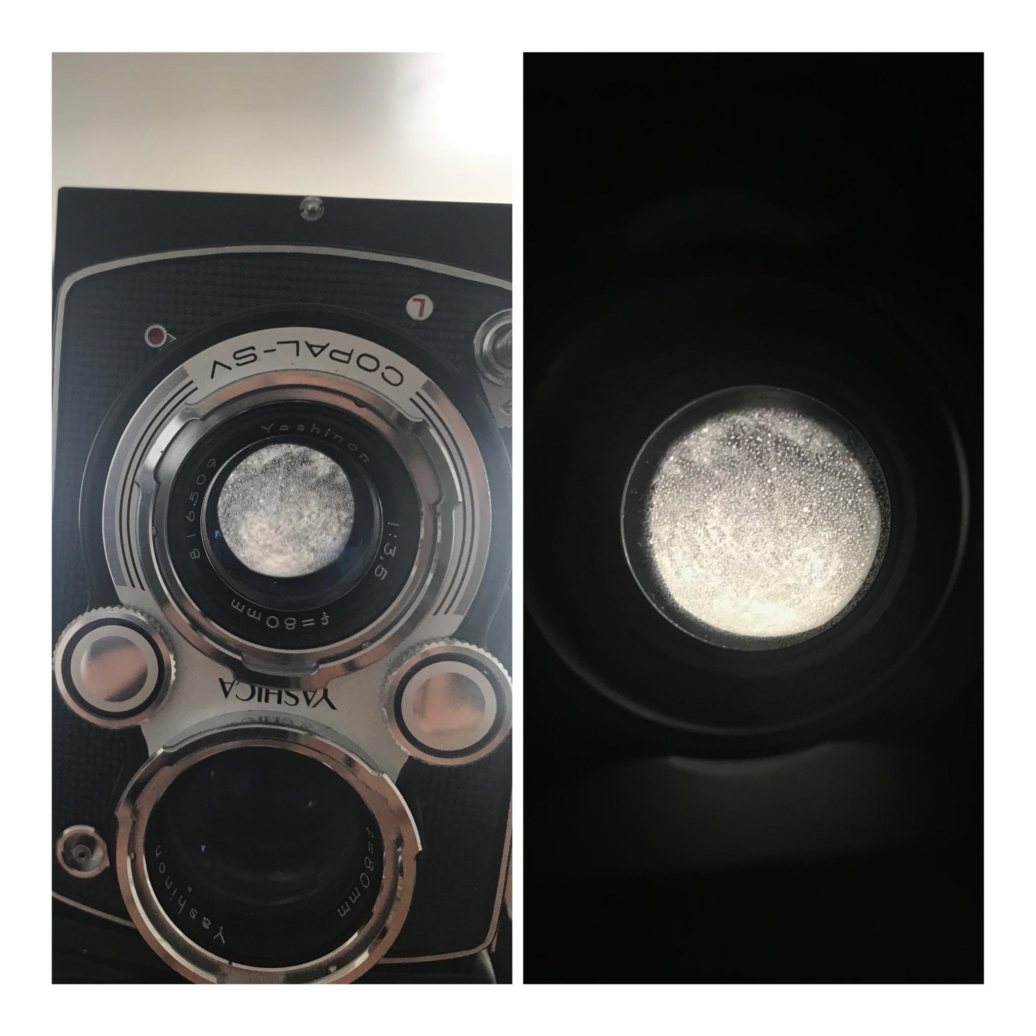 Haze removal from Yashica Mat 124 advice.