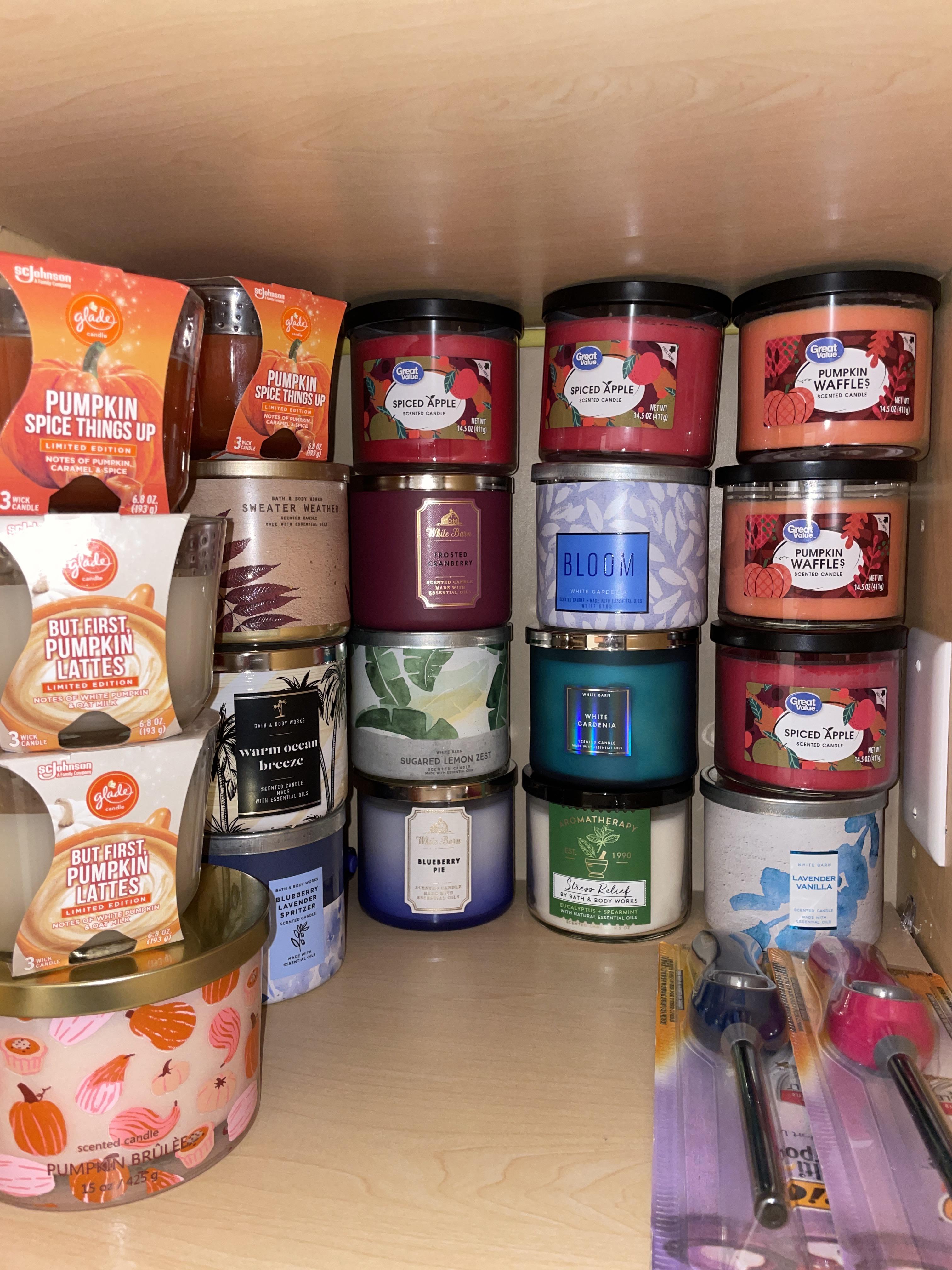 Did a little fall candle haul today and created a candle cupboard🎃 r/bathandbodyworks