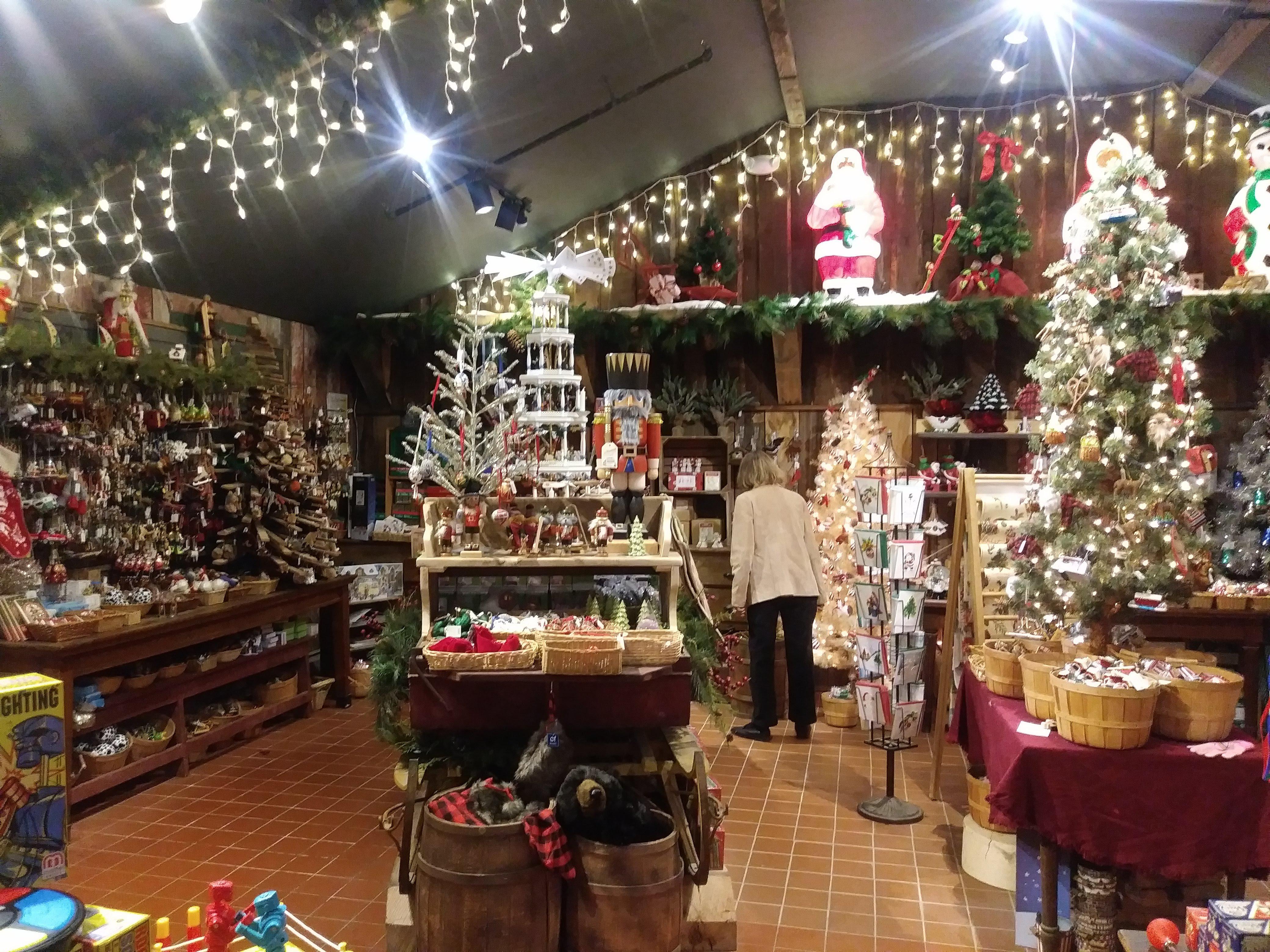 The Vermont Country Store in Rockingham, VT, is decked out and I am so