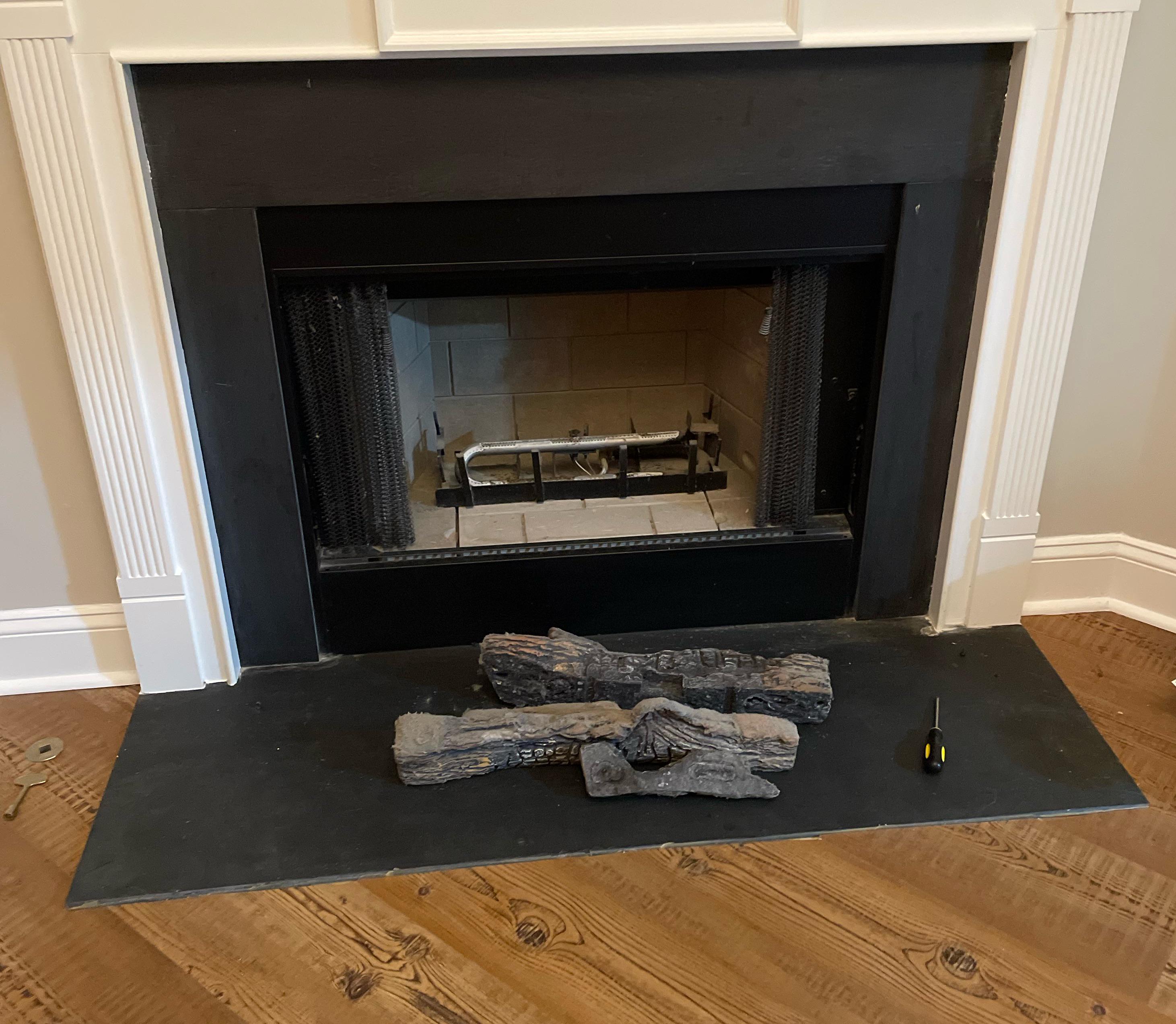 How to turn on gas fire place r/Fireplaces