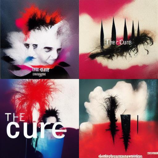 The new album cover from The Cure (Midjourney) r/bigsleep