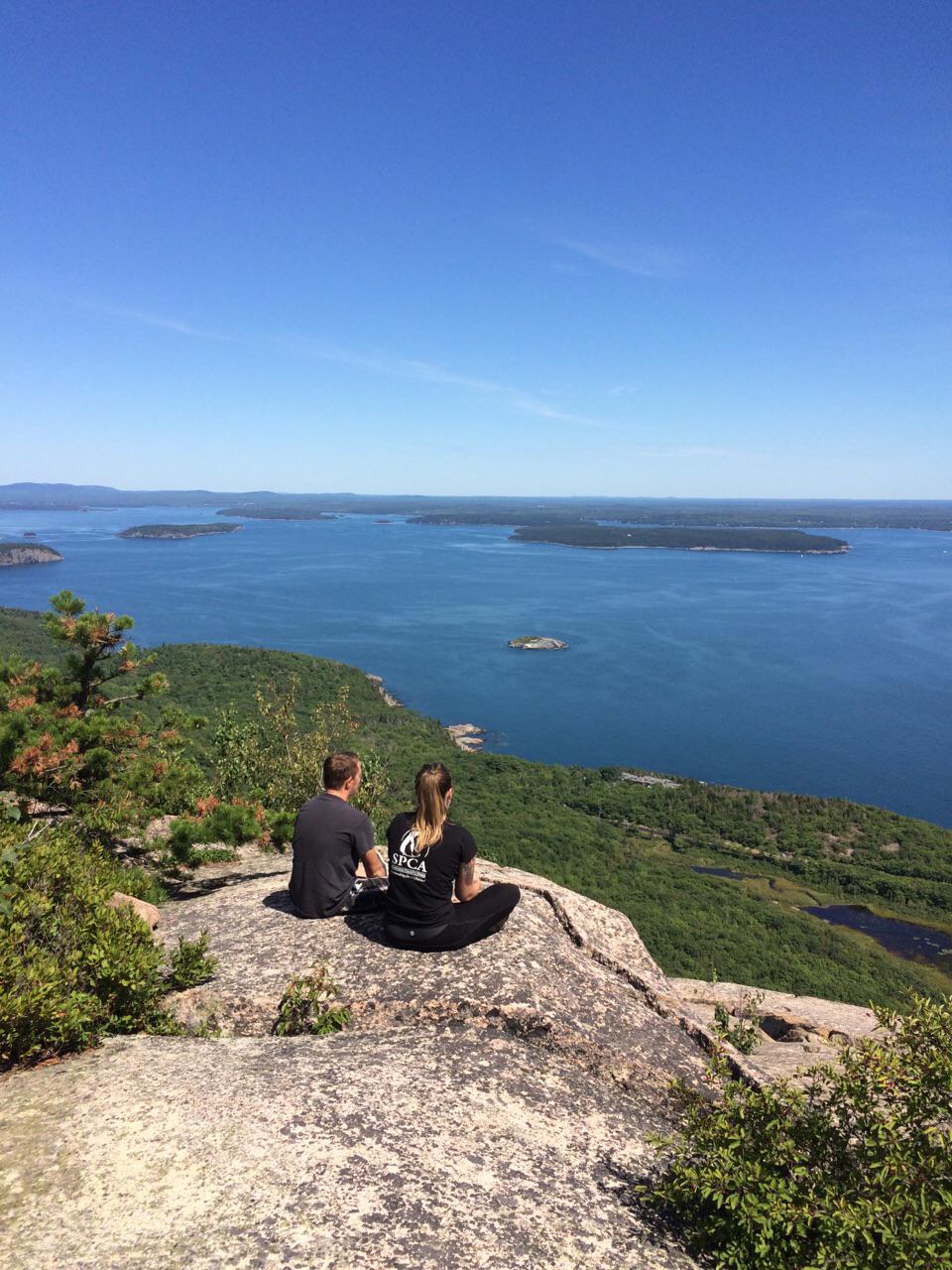 Hiked the Precipice trail in Acadia National Park (in Bar Harbor, Maine