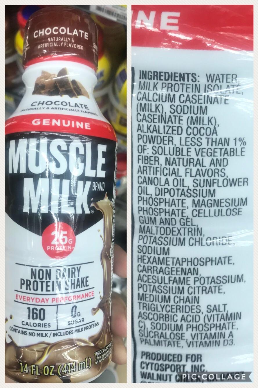 I was almost bamboozled into buying this “Non Dairy” protein shake. How