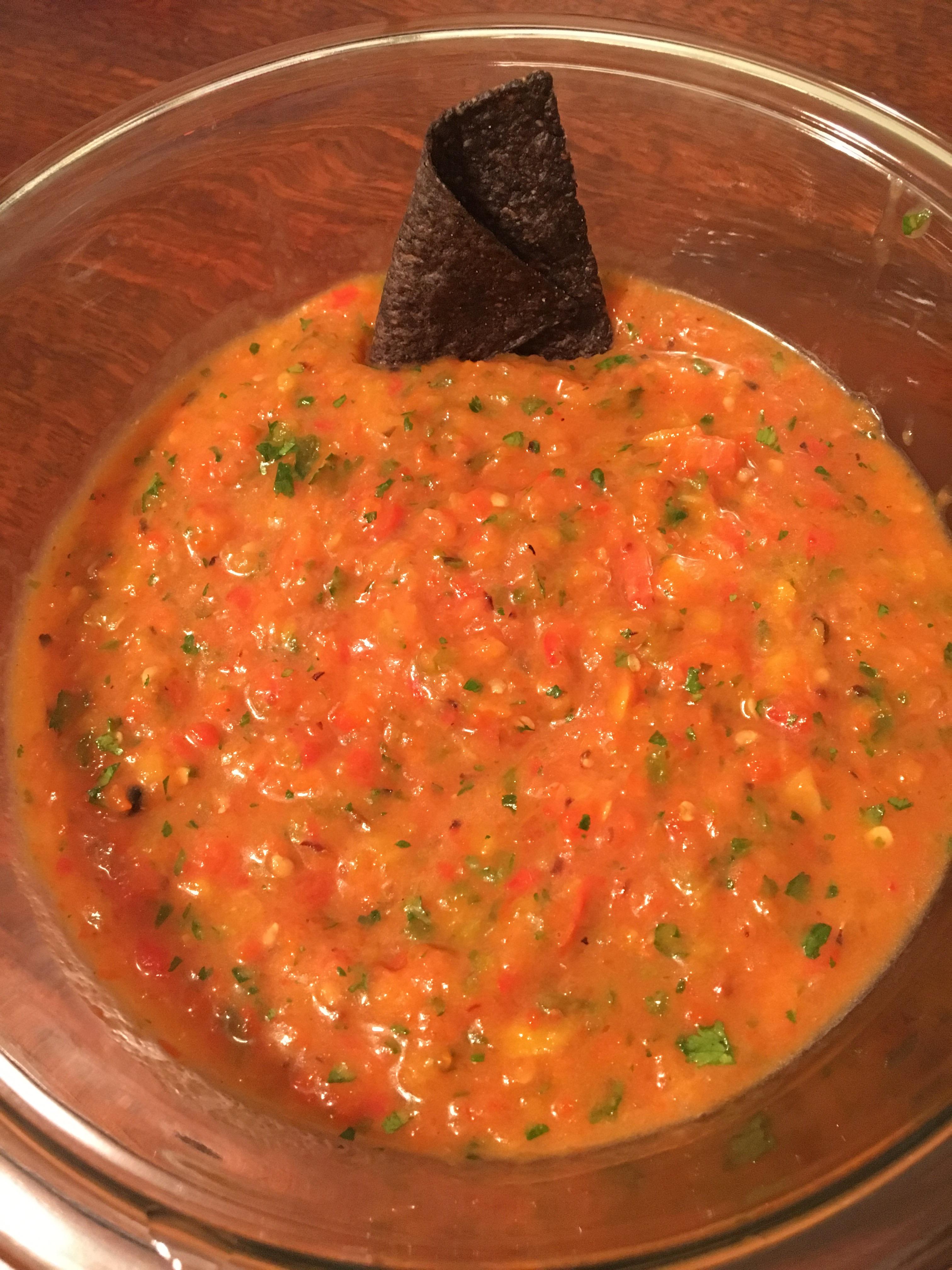 Roasted mango habanero salsa! r/SalsaSnobs