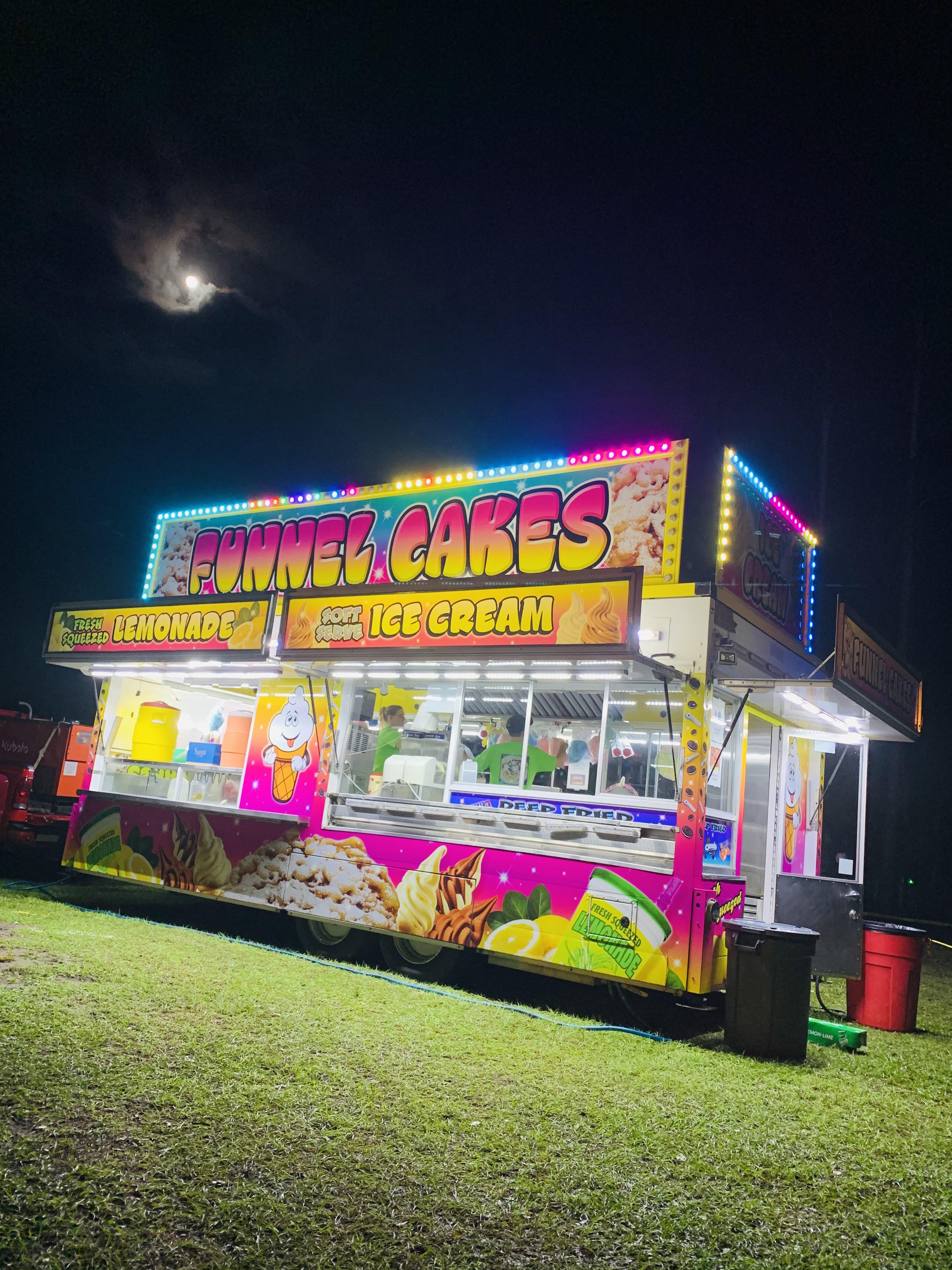 My favorite photo from Halloween. Funnel Cakes at the Fear Trails