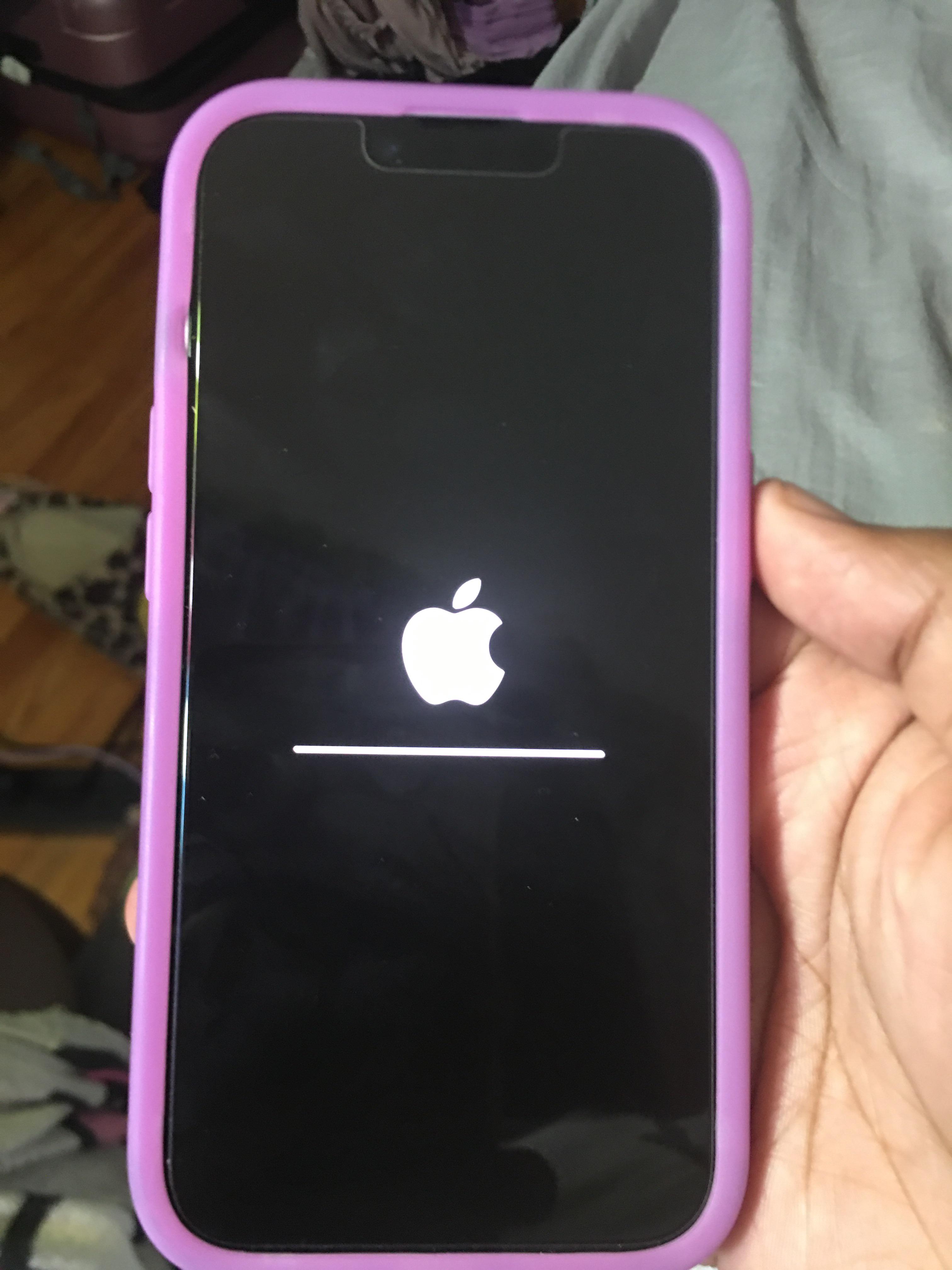 I tried to reset my phone and it did this What do I do my phone won’t get off this screen r