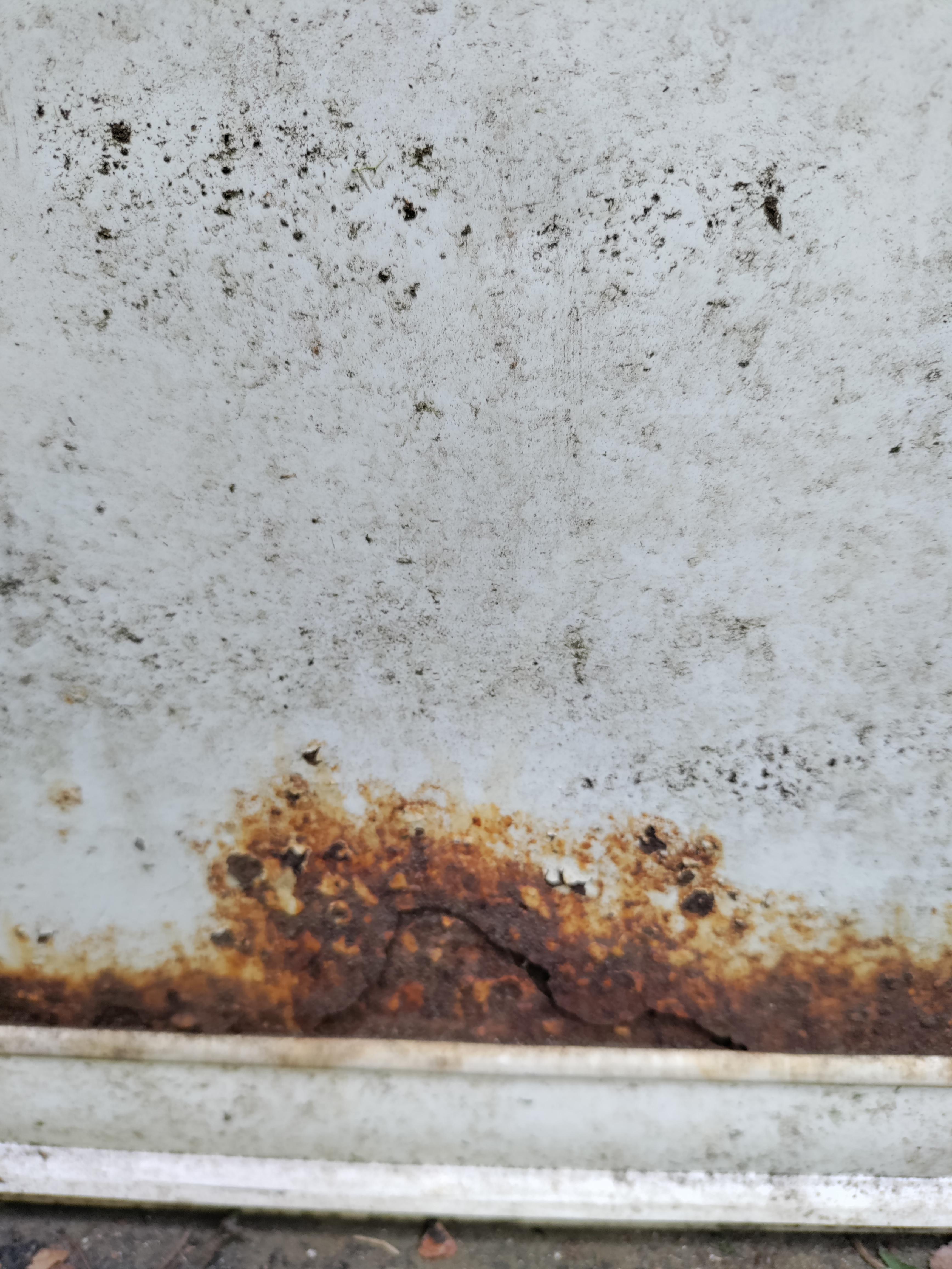 How to fix rust in a metal door before painting. The door is metal