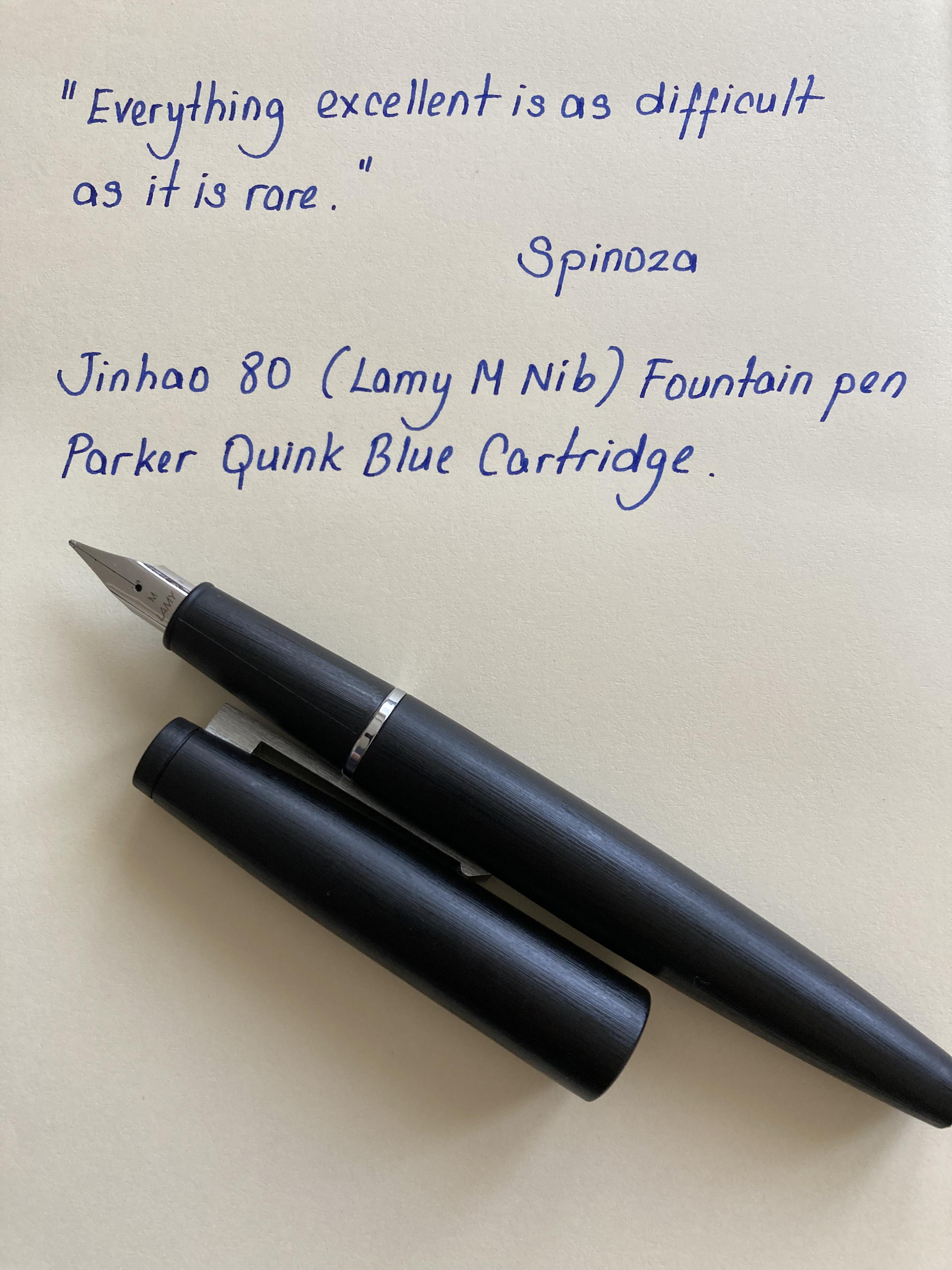 Jinhao 80 Fountain Pen with Lamy medium nib. r/fountainpens