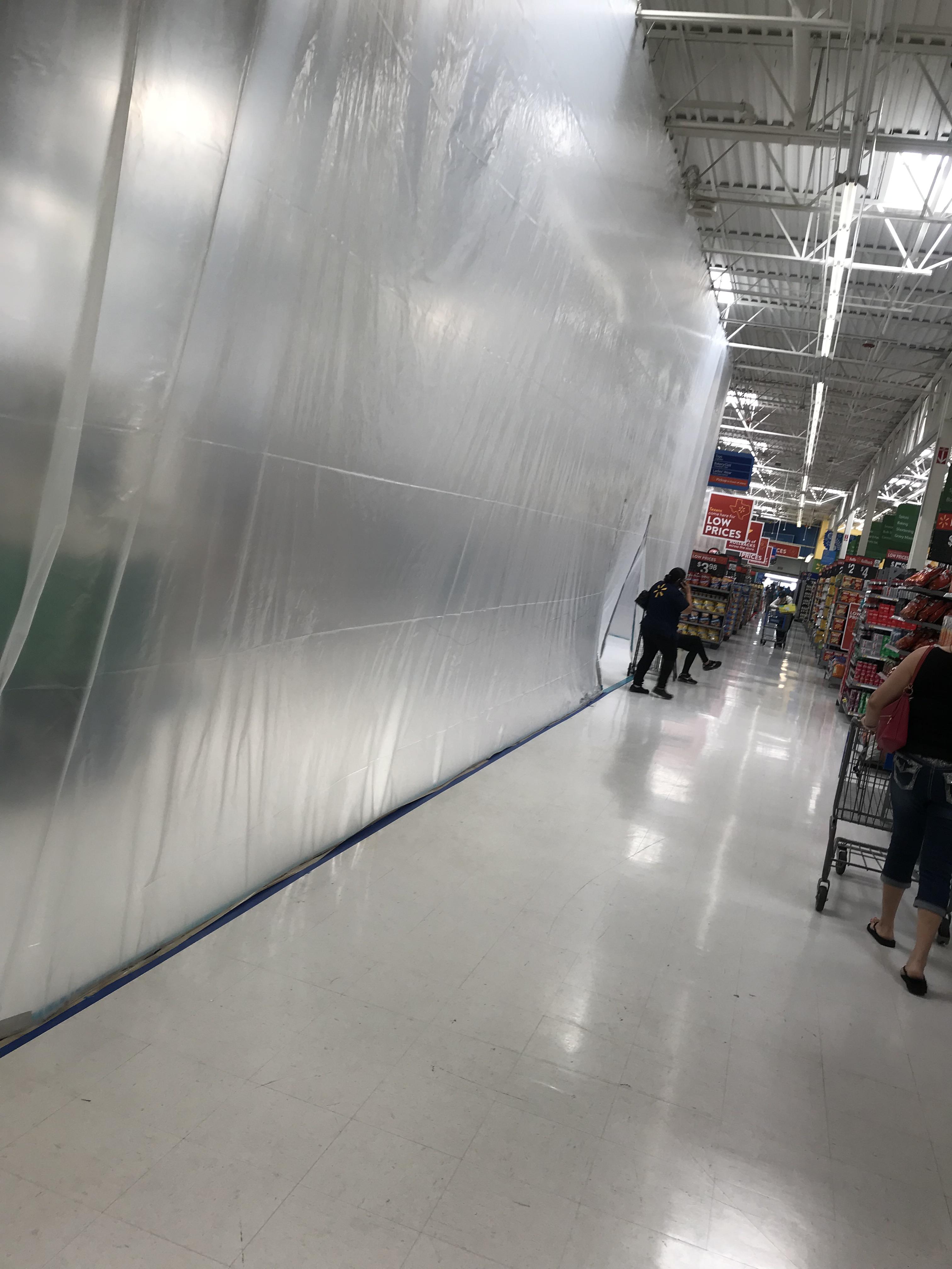 I’m visiting Walmart at Vance Jackson and a huge portion of the store