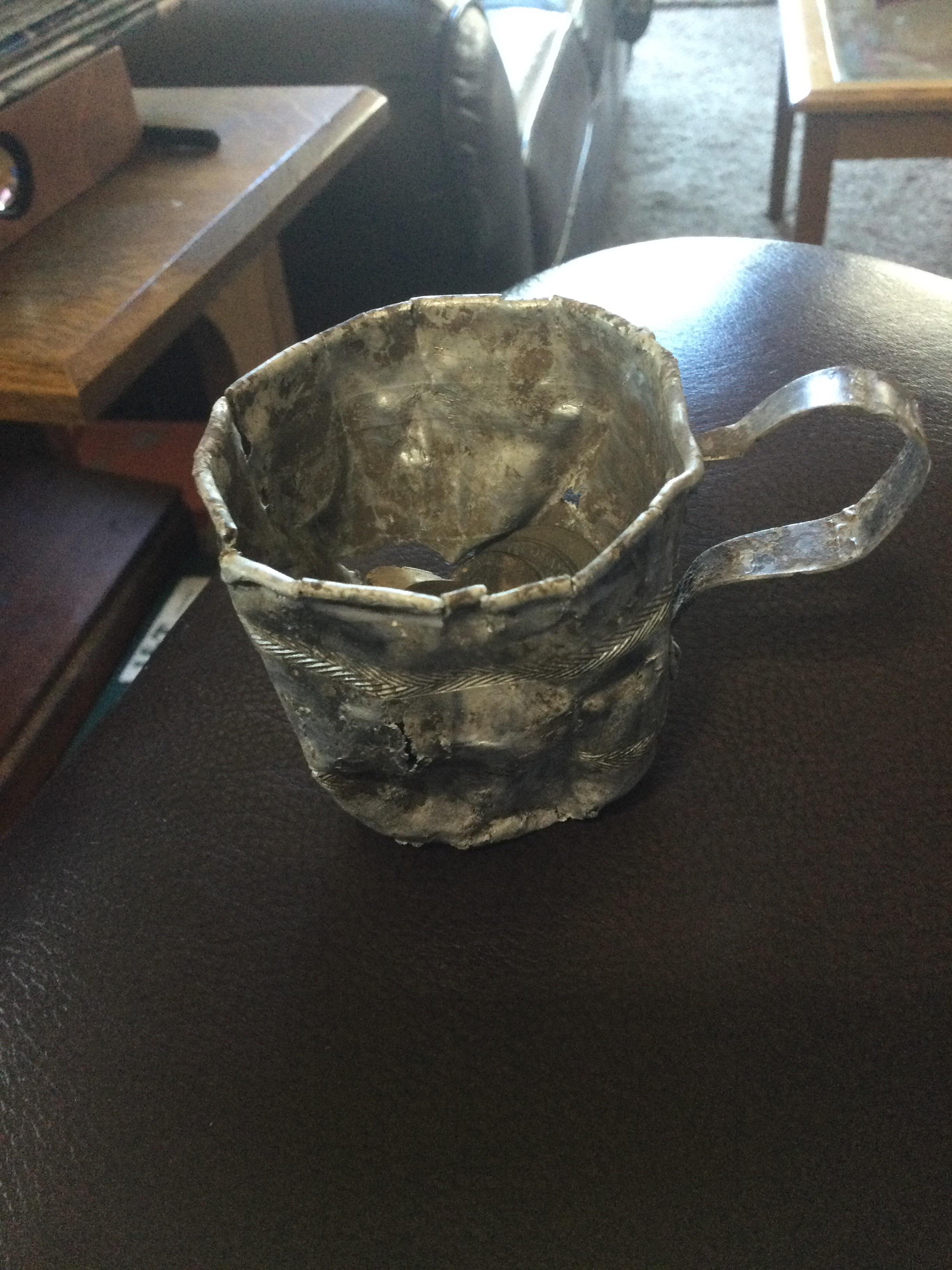 Baby’s first cup! I found it in Gifford, Iowa, one of Iowa’s living