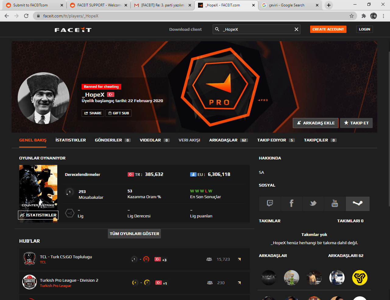 Faceit Finder