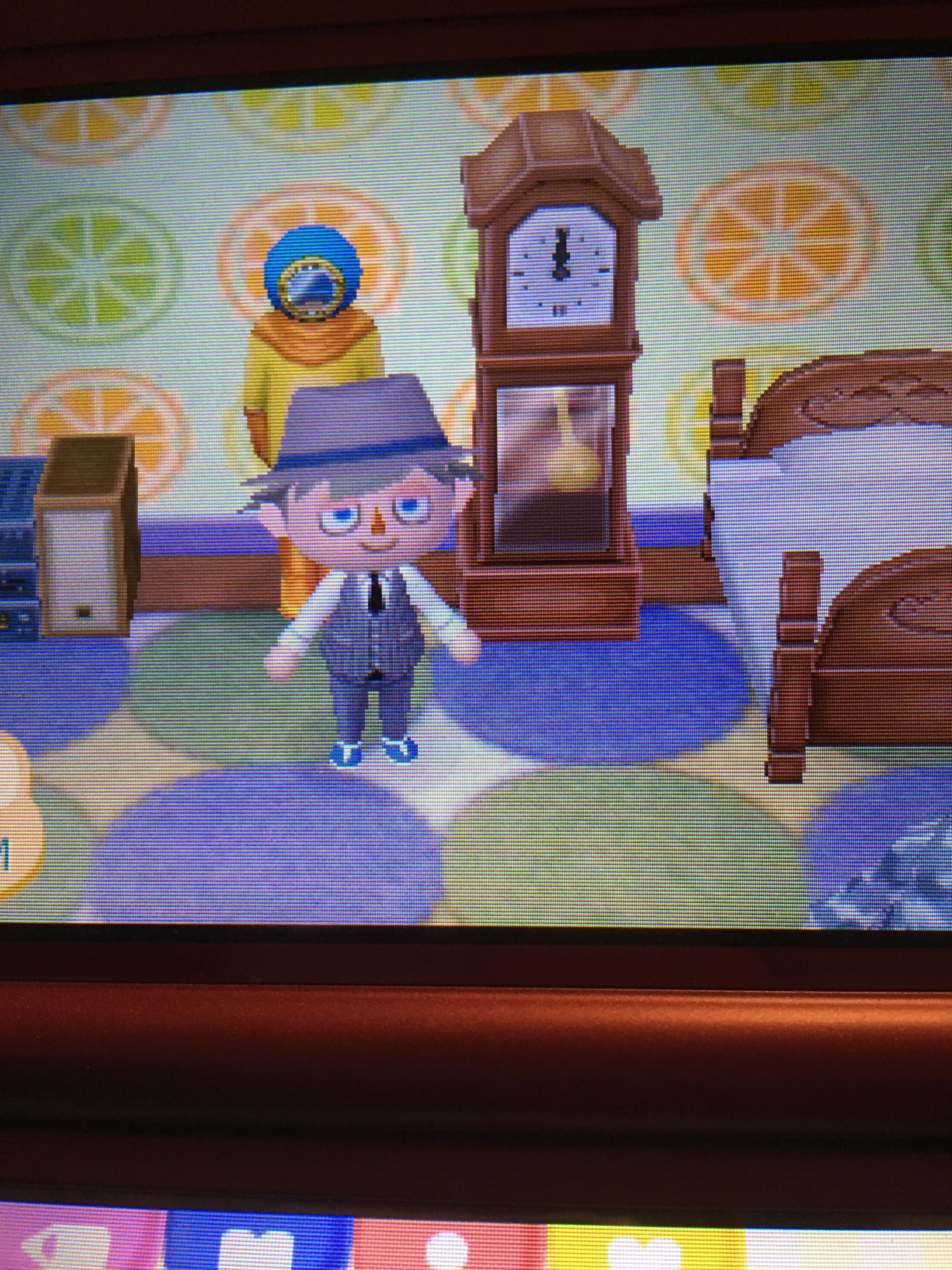 The hour just changed and I never knew that the antique clock would