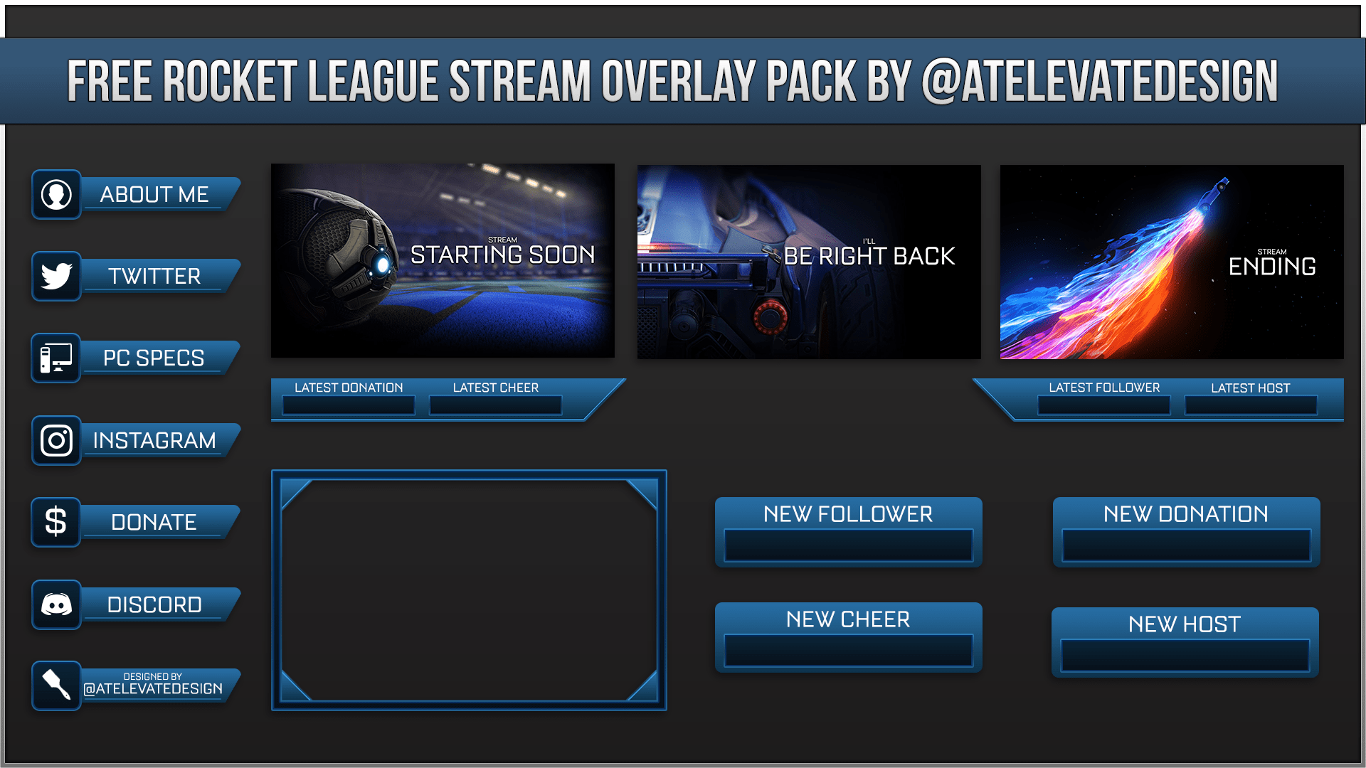Streamlabs Overlay Template Free cabai