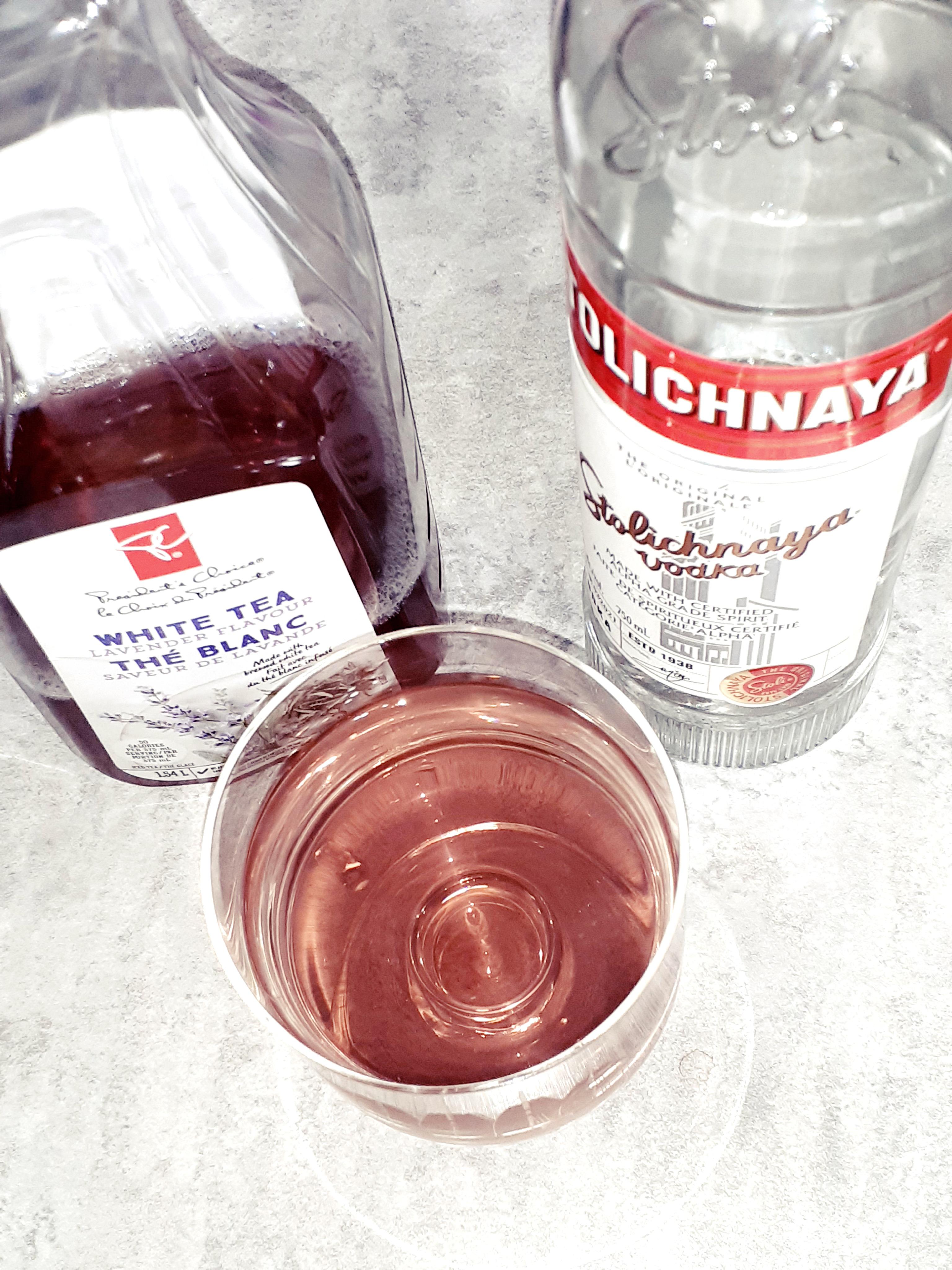 Lavender white tea with Stoli vodka is divinely enchanting 💜 r/vodka