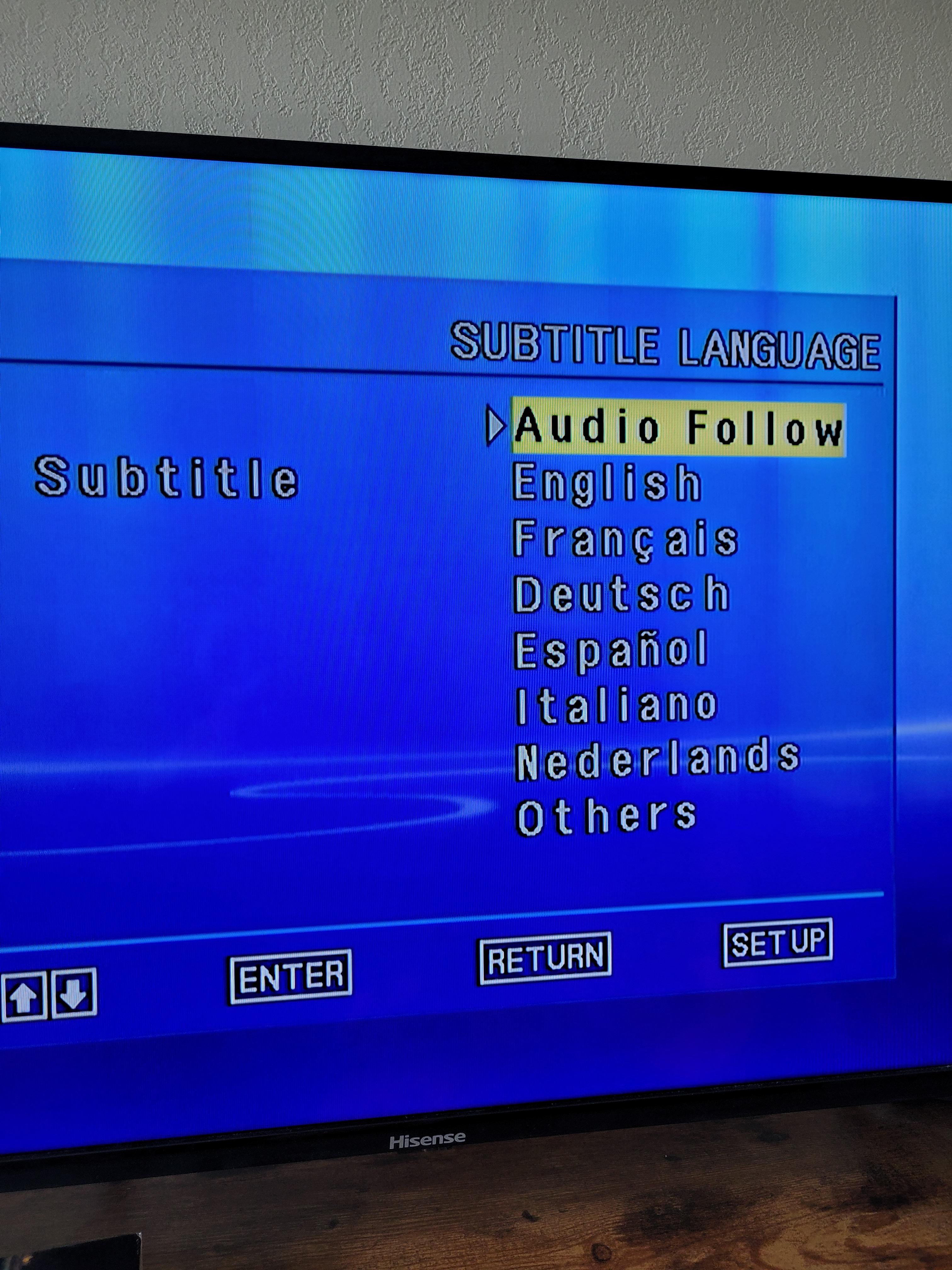 Need some help disabling subtitles on my Sony SLVD261P VCR. Every tape