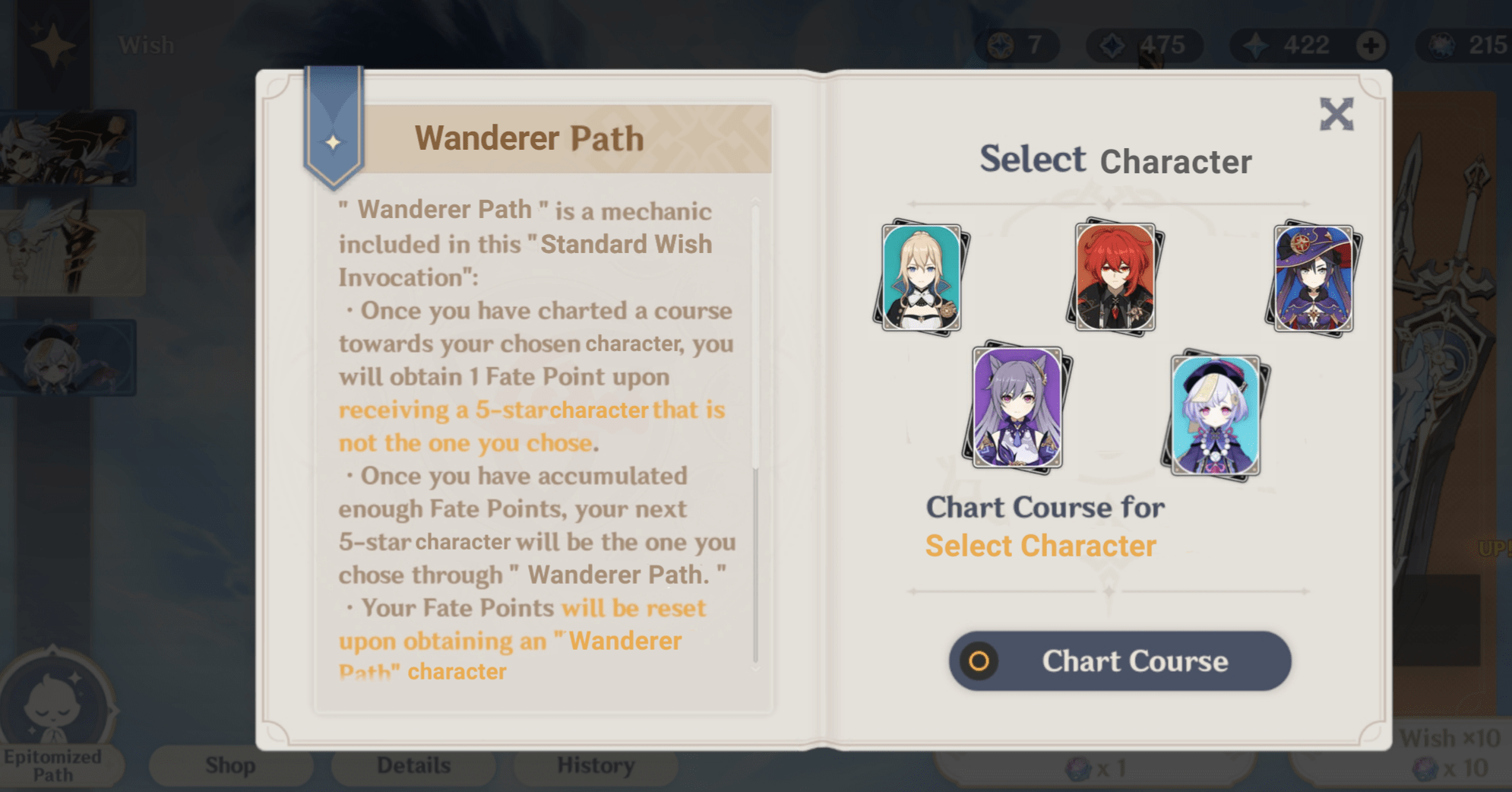 Pity System Concept for the Standard Banner r/Genshin_Impact