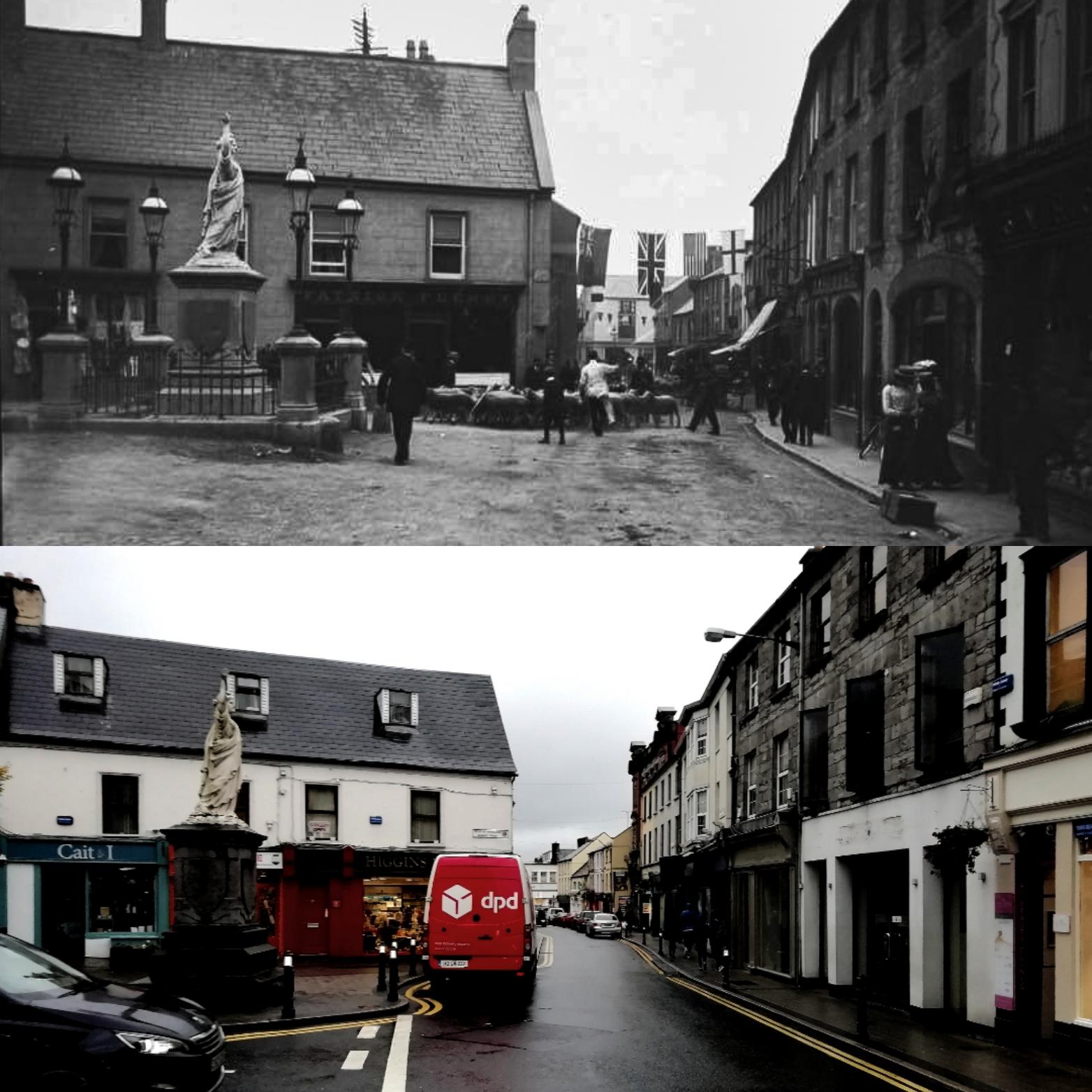 Sligo 1914/2018 OldPhotosInRealLife