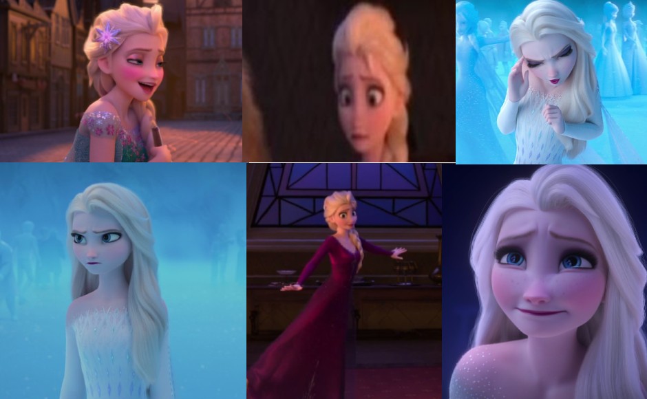 just a compilation of some elsa emotions r/Frozen