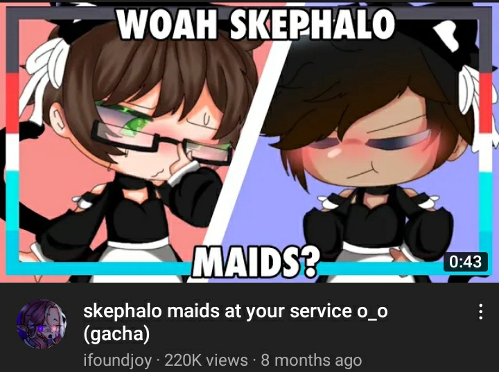 Uh skeppy x bad boy halo as maids.. GachaLifeCringe