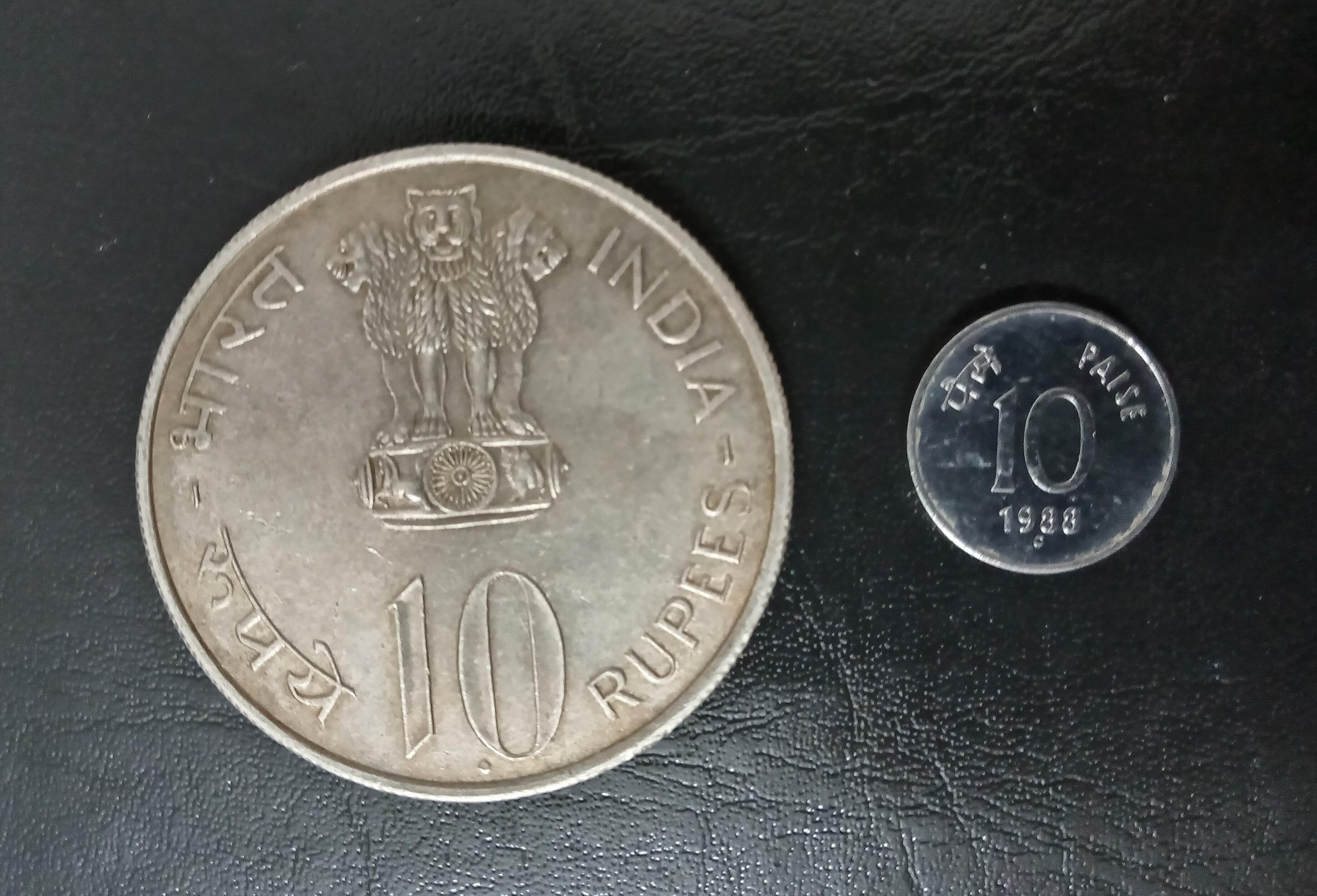 Largest and smallest Indian coin that was in circulation r/india