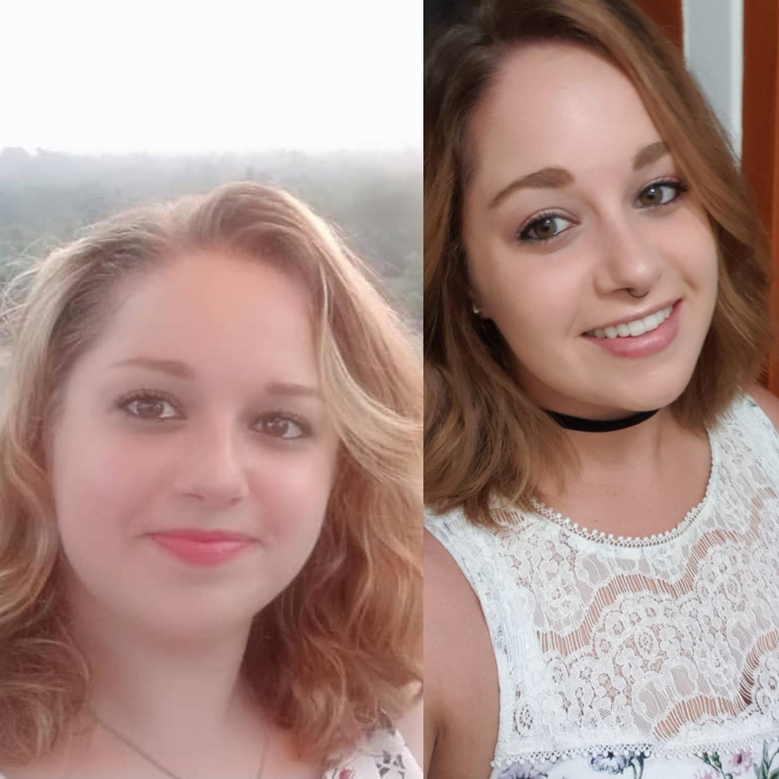 Face gains. Left was February. Right is today. Starting weight was 178