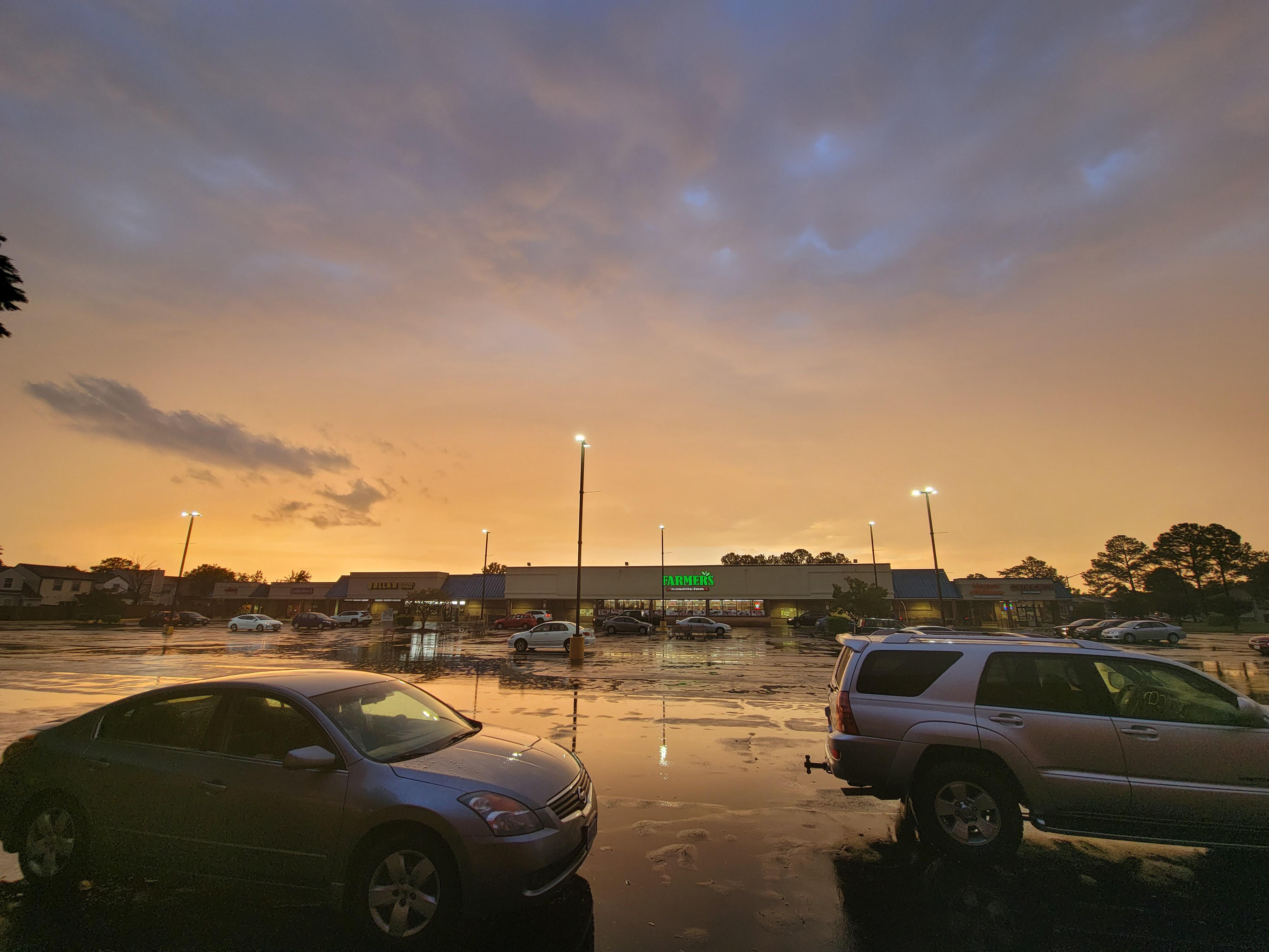 Sunset last night after the rain in the Green Run area of VB r