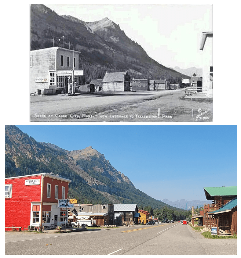 Cooke City, Montana 1930 / 2021 r/OldPhotosInRealLife