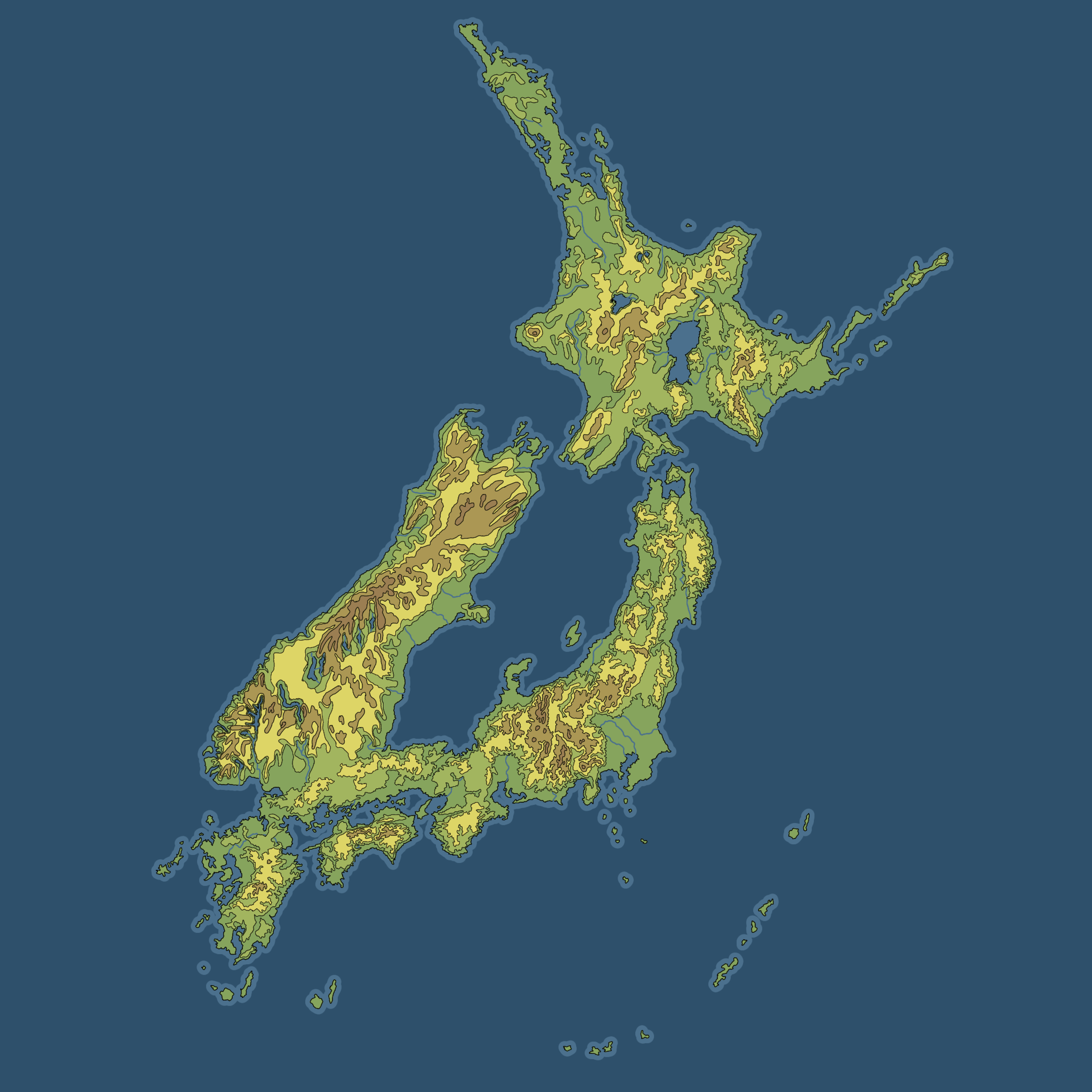 Introducing New Japanland r/mapswithtoomuchNZ