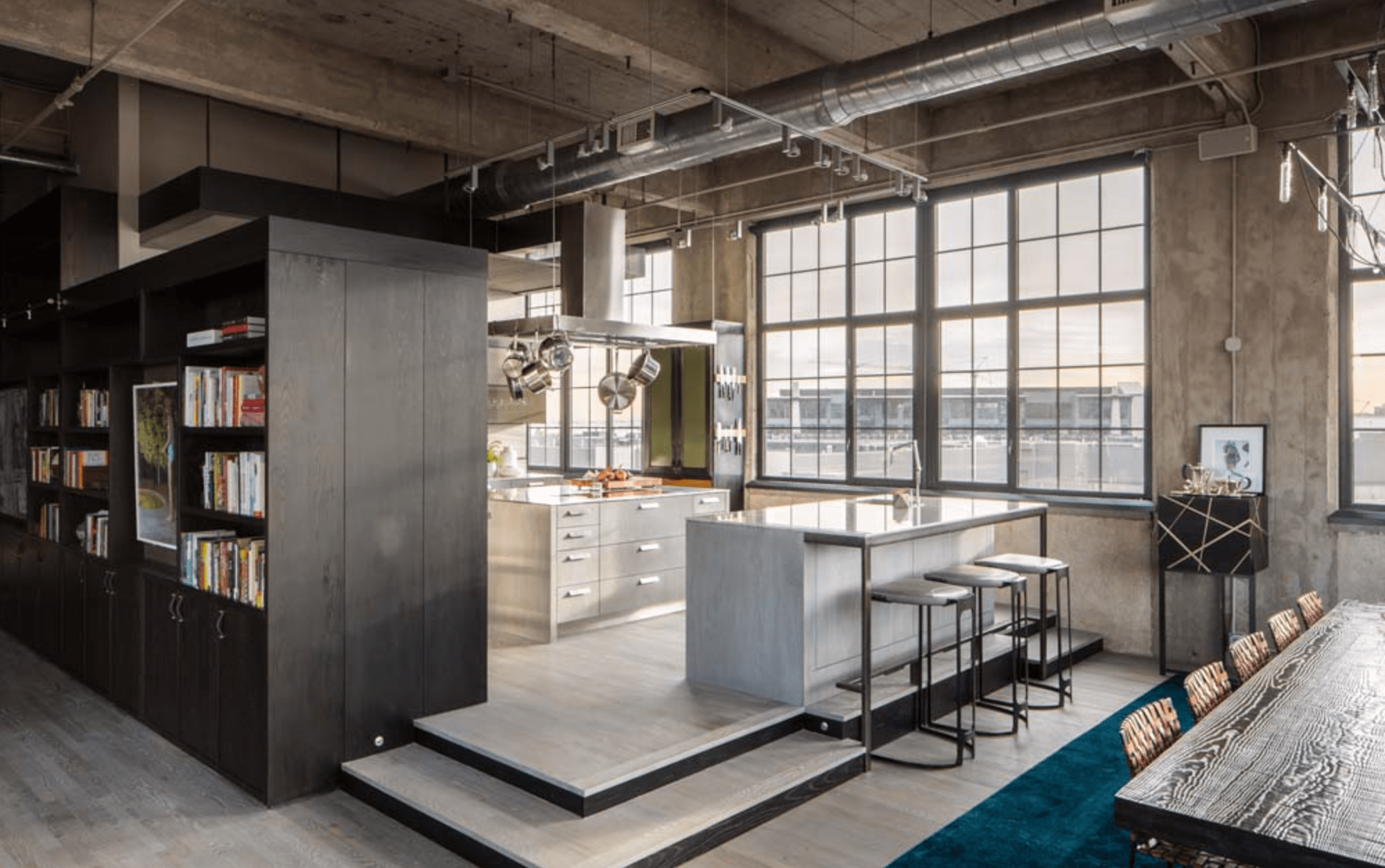 Flour Mill Lofts in Denver, CO [1998x1252] r/RoomPorn