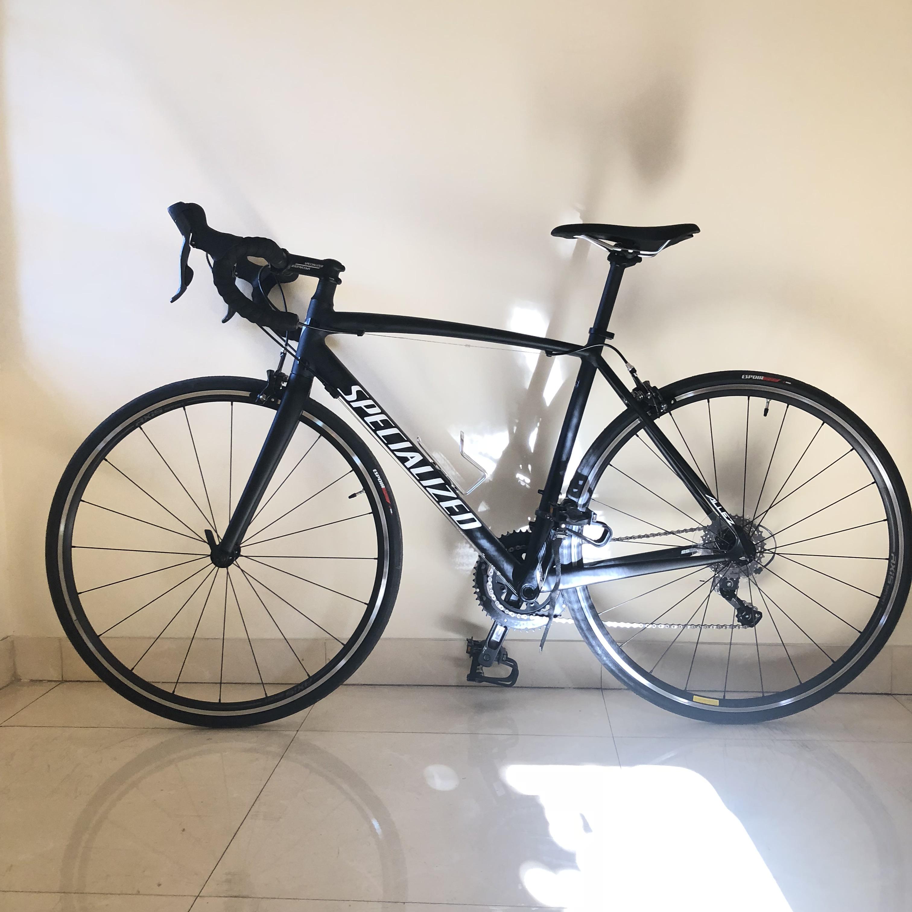 My first road bike, Specialized Allez. Prepping for my first triathlon coming up in November