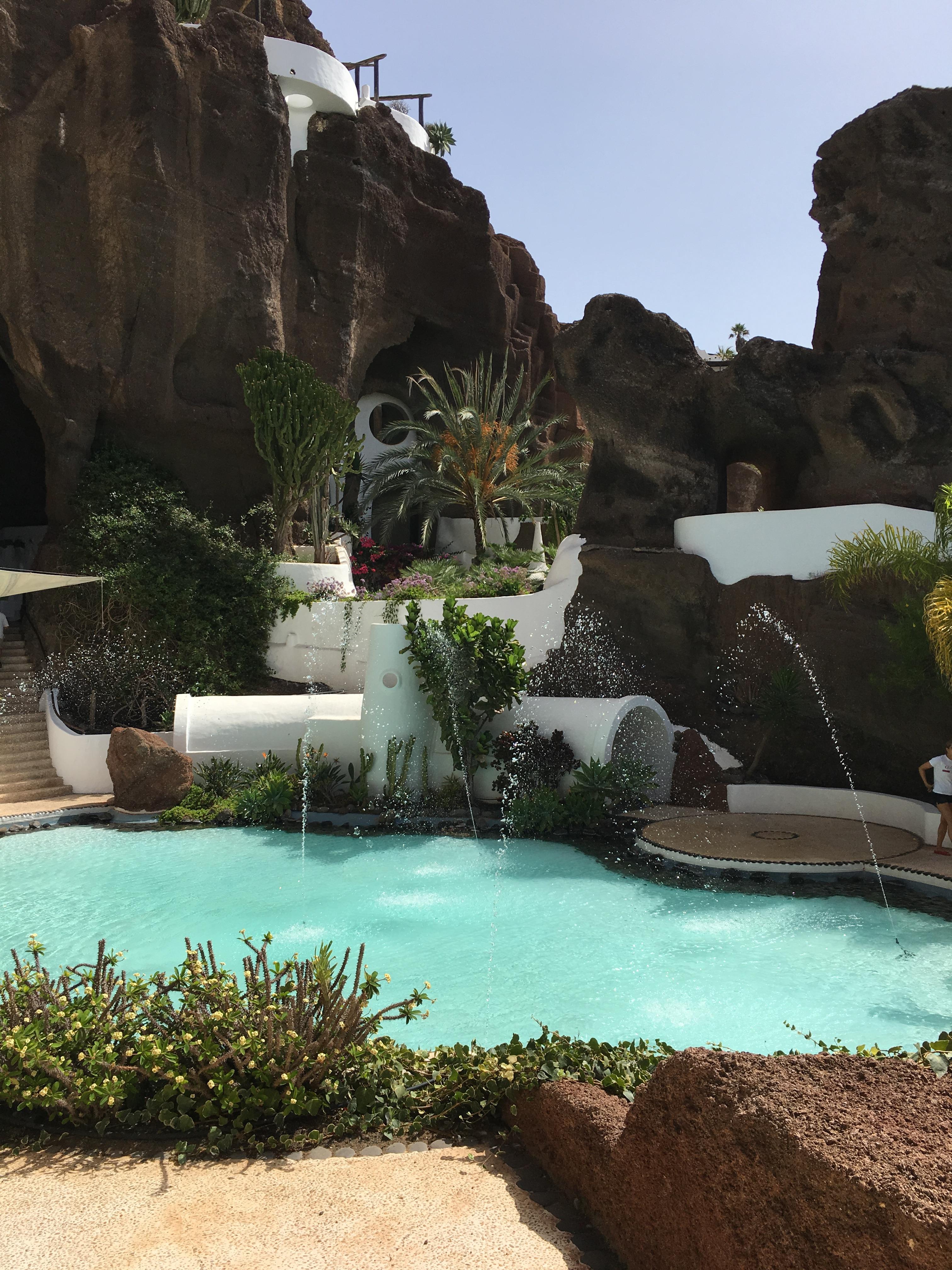 Cesar Manrique’s house built incorporating volcanic bubbles, Lanzarote