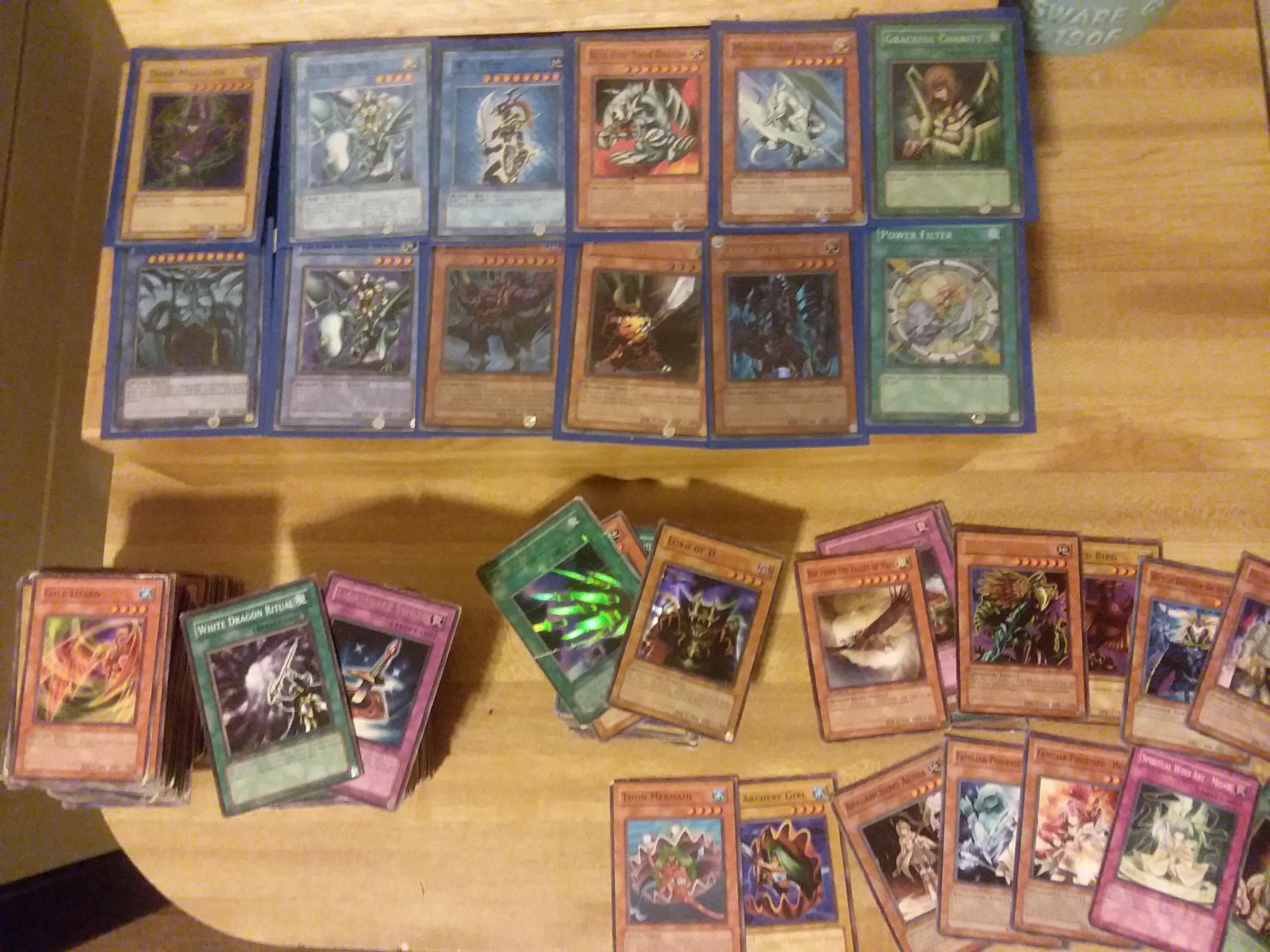 My old yugioh collection. I'm 25 and started collecting when I was like 1213. All my cards are
