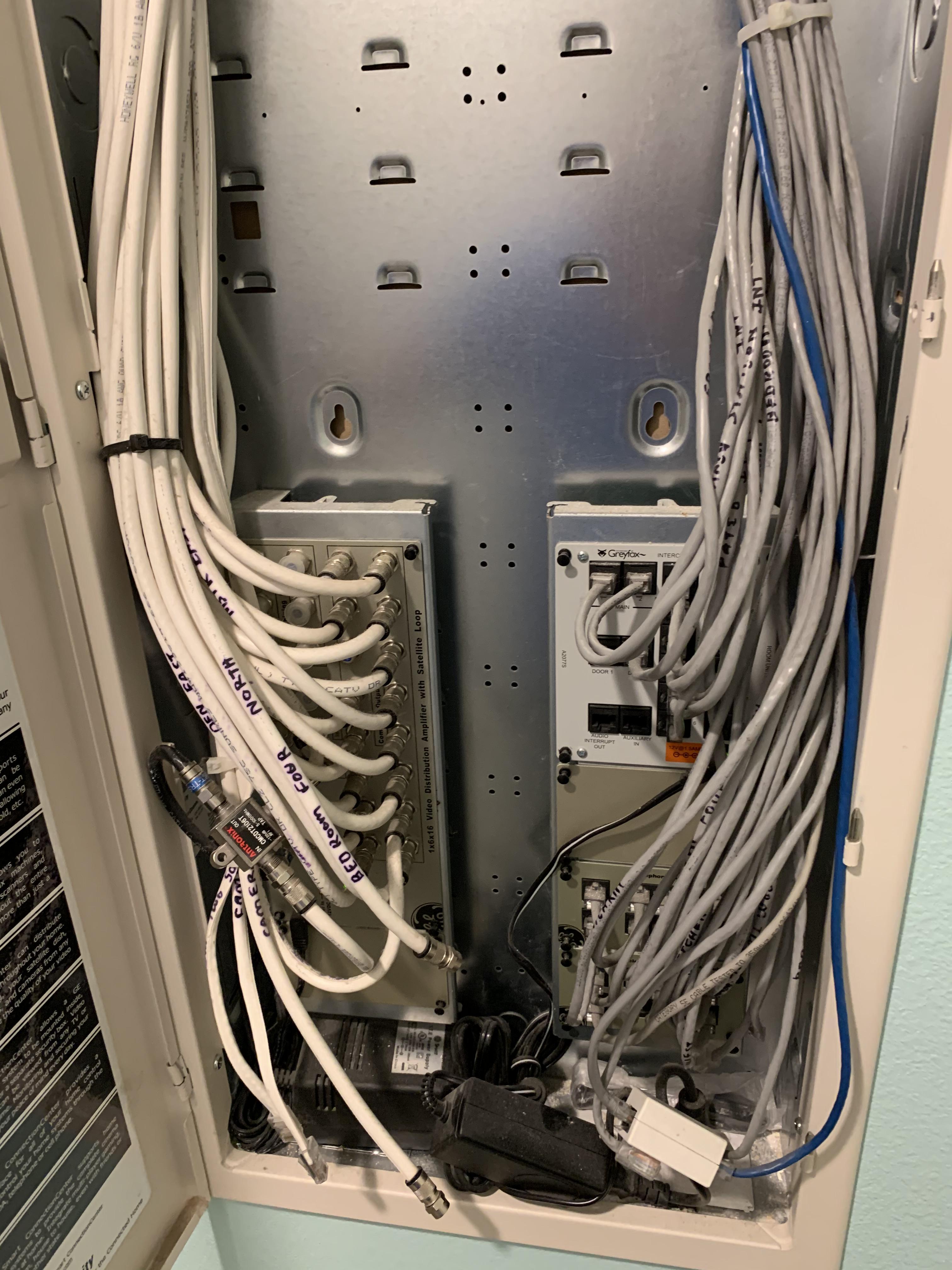 How to fit ISP modem and Eero router in existing panel in wall! Use