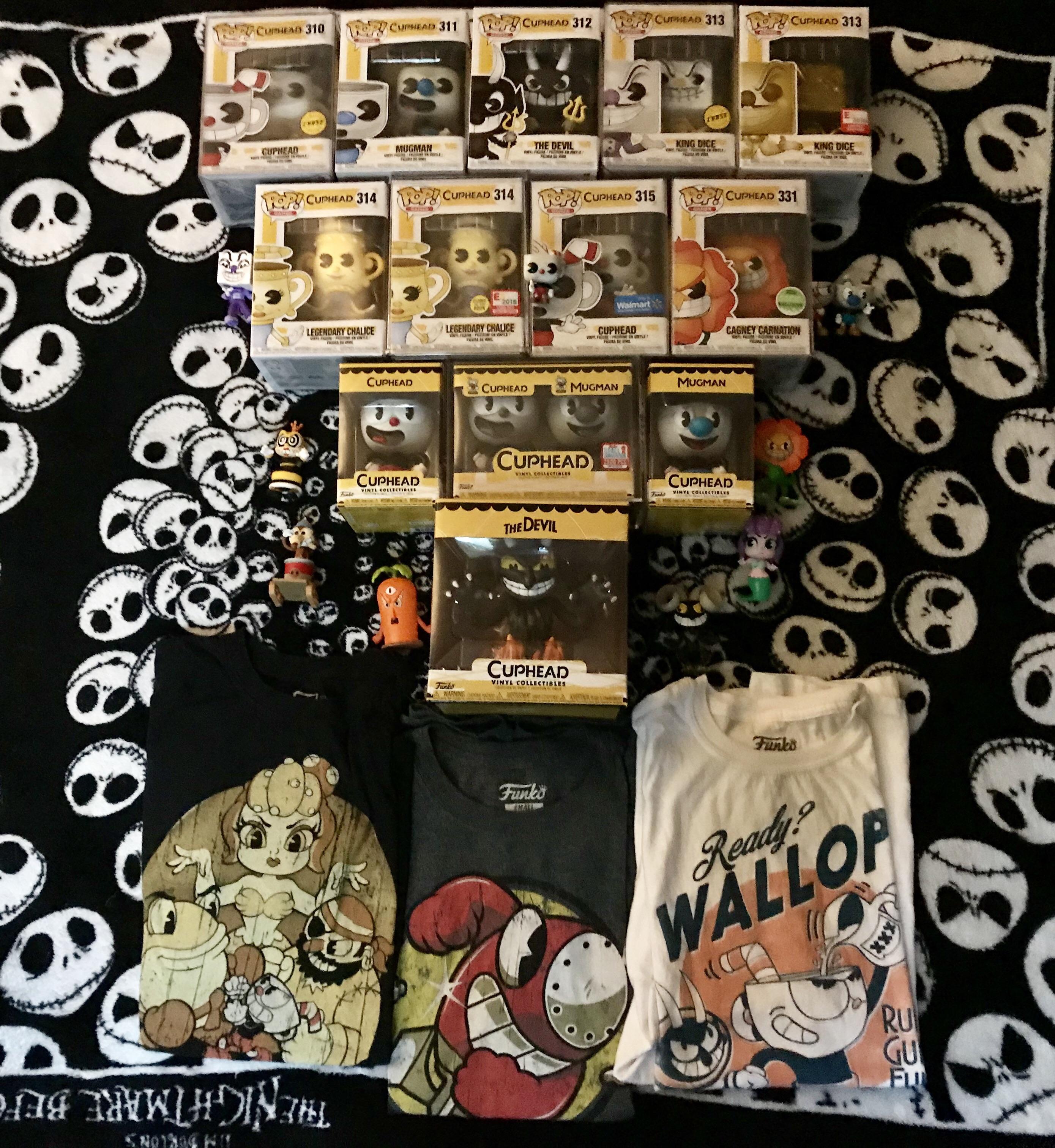 Just used an eBay coupon on E3 chalice, here’s my cuphead collection so