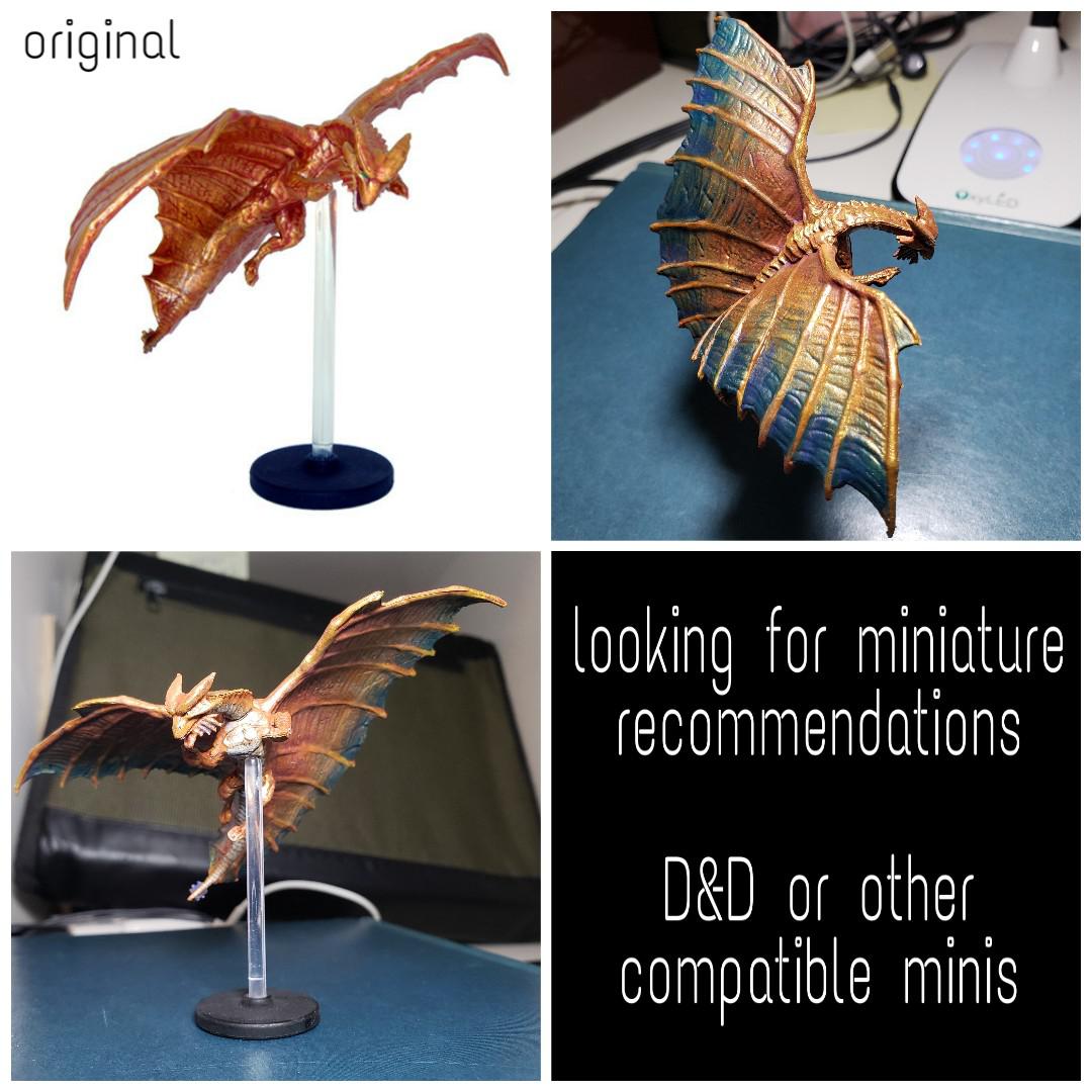Thought that the D&D copper dragon was a little boring, so I gave it a