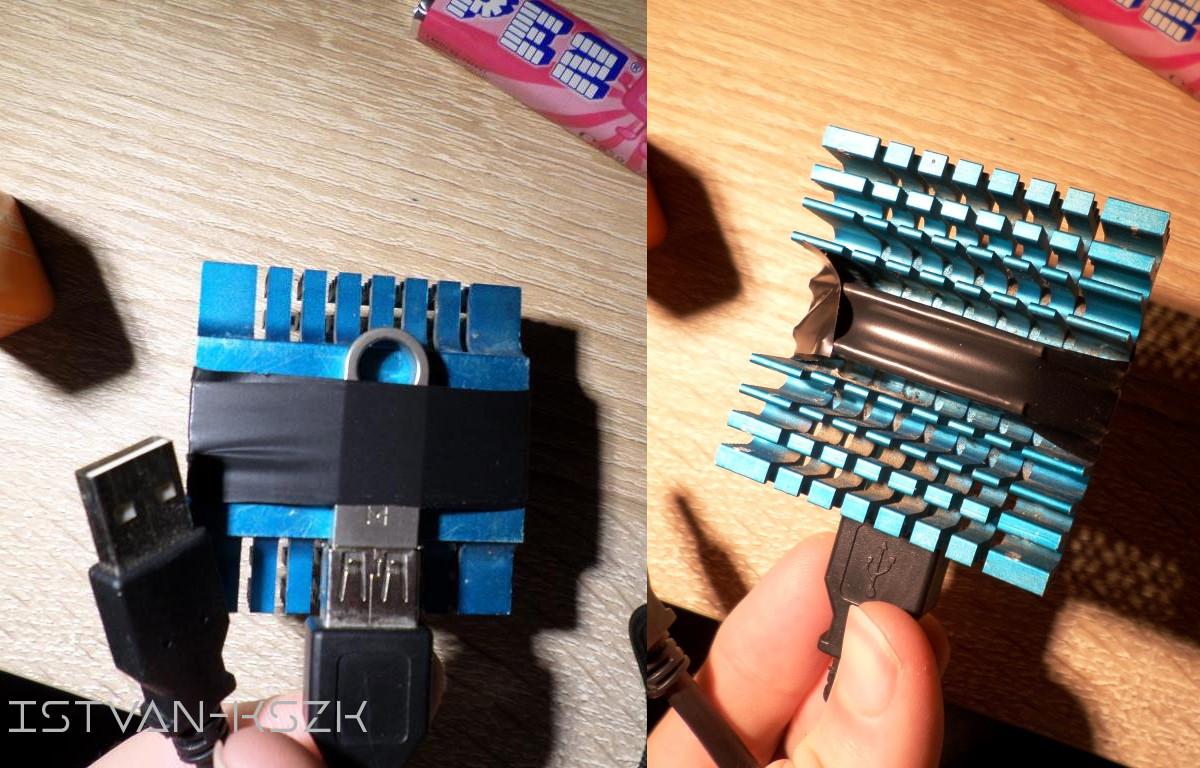 My USB drive was overheating, Added a heatsink r/DiWHY